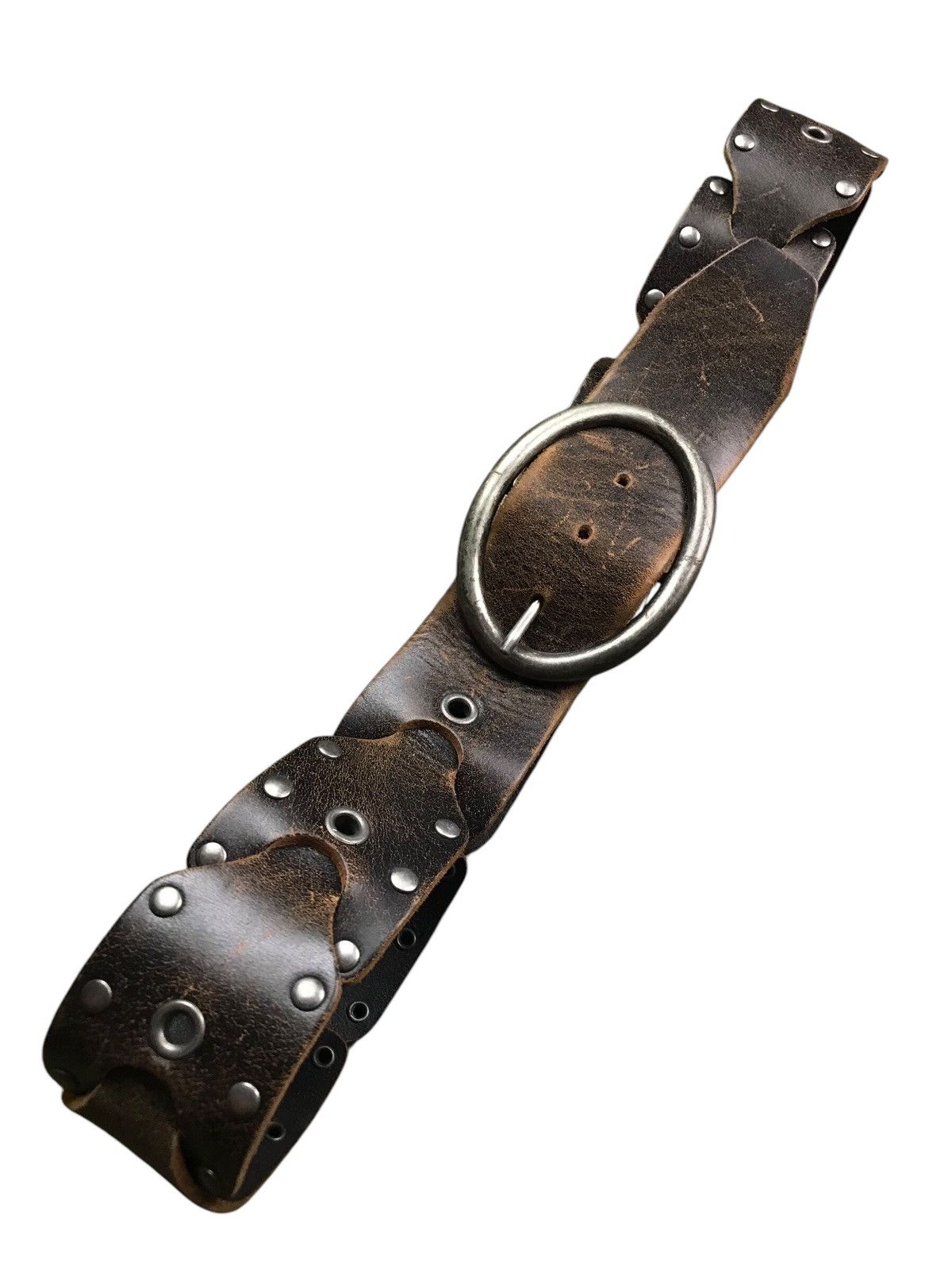 Max Mara × Sportmax STUDDED LEATHER WAIST BELT STEAMPUNK SPORTMAX BY MAX MARA Size ONE SIZE - 5 Thumbnail