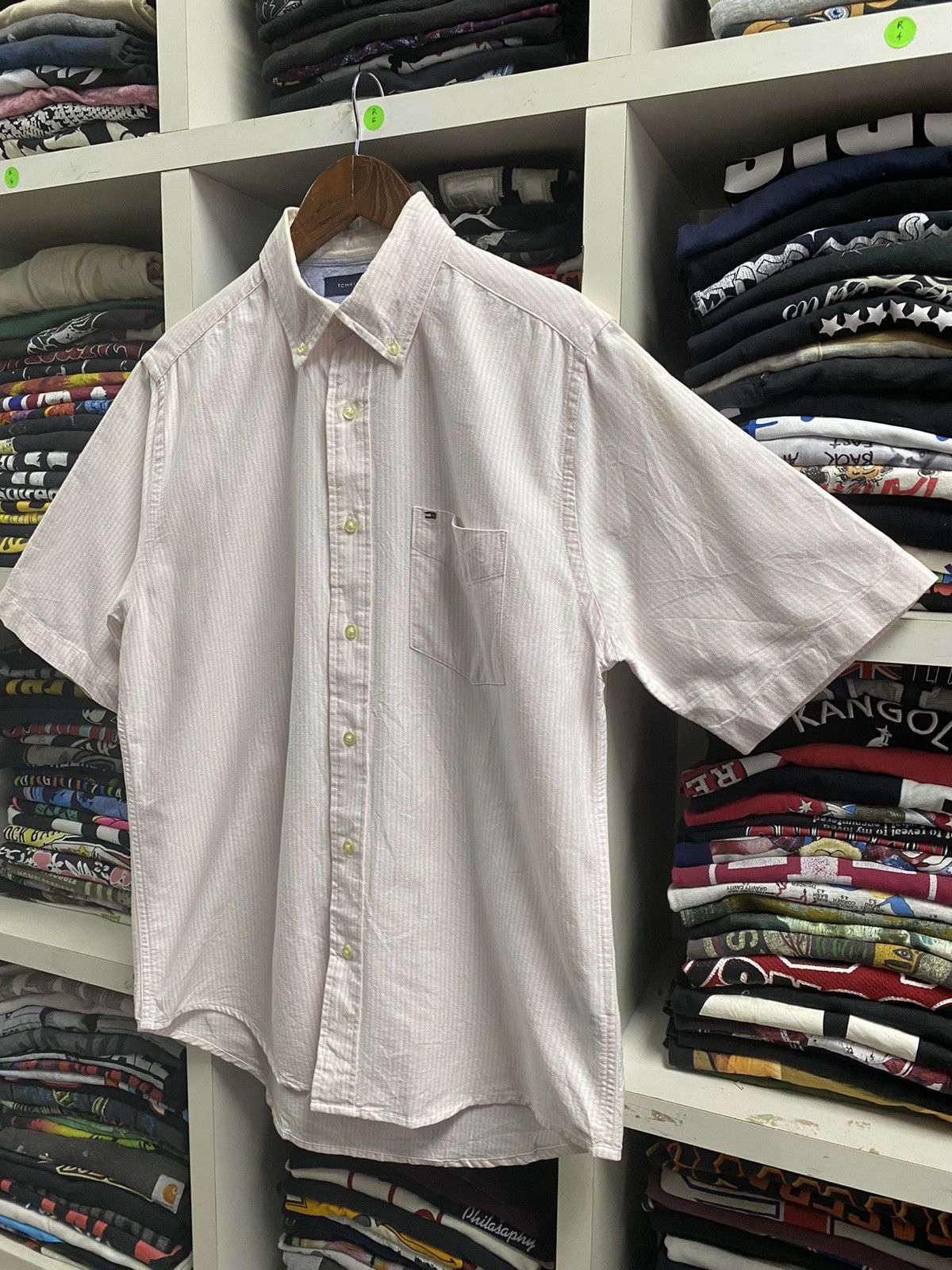 Tommy Hilfiger × Vintage Vintage Tommy Hilfiger Button Up Size US XS / EU 42 / 0 - 4 Thumbnail