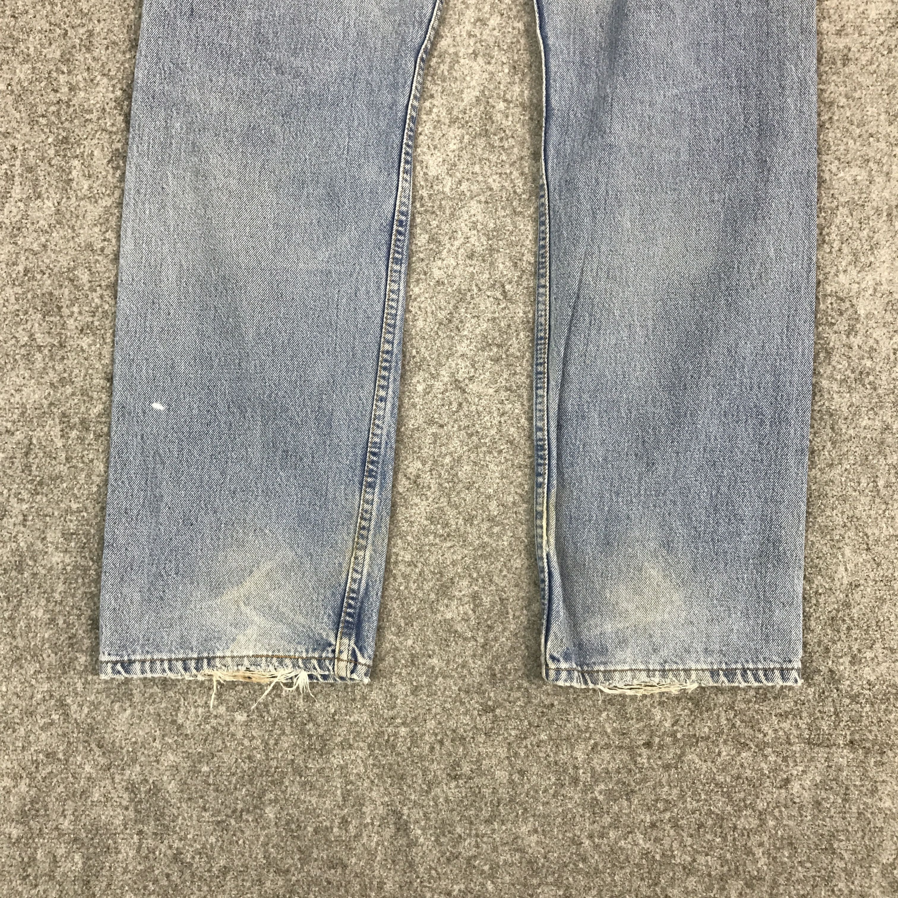 Levi's Vintage Clothing × Vintage LEVI'S 501 DISTRESSED PATCHWORK DENIM JEANS Size US 32 / EU 48 - 6 Thumbnail