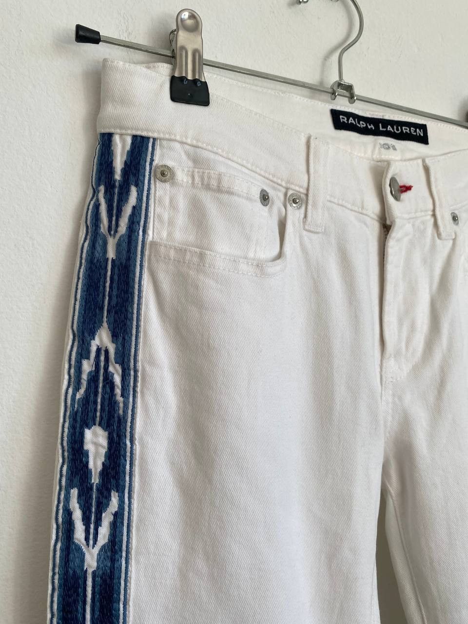 Ralph Lauren Ralph Lauren Jeans W28 90s Ikat Side Stripes BlackLabel Size 28" / US 6 / IT 42 - 3 Thumbnail