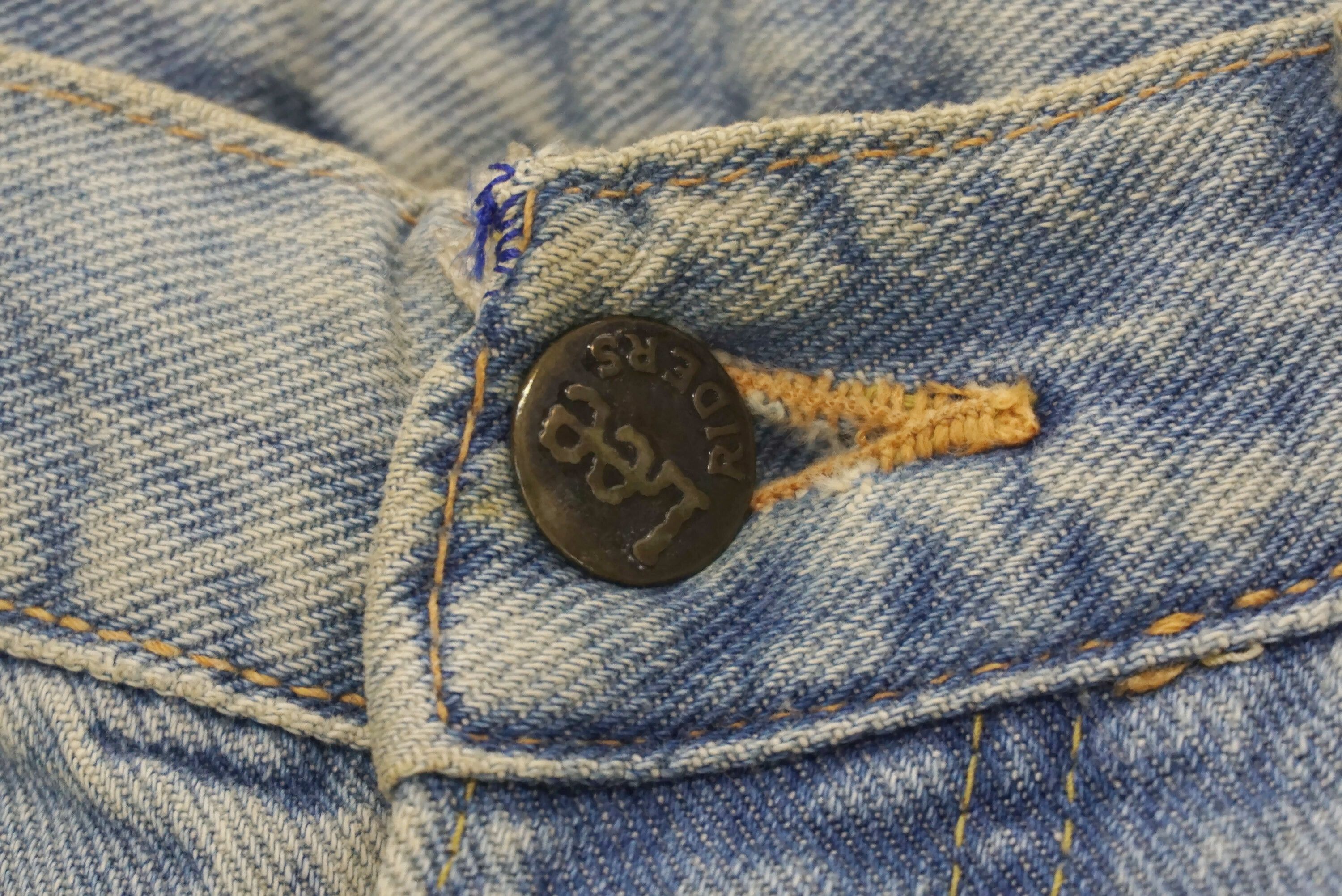 Lee Riders Selvedge Jeans Made in Japan Union Made Denim W30 Size US 30 / EU 46 - 10 Thumbnail
