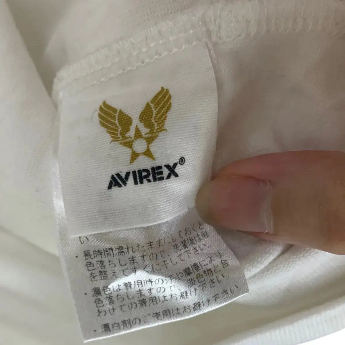 Avirex Vintage AVIREX US NAVY Premium Cotton Pocket Tee Shirt Top Size S / US 4 / IT 40 - 10 Thumbnail