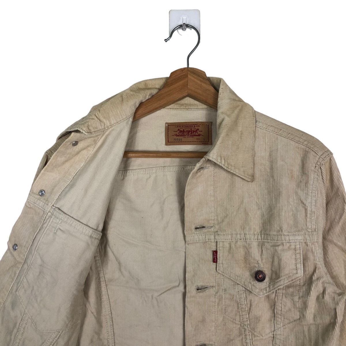 Levi's 🔥90’s Vintage Trucker Corduroy Jacket Levi’s Usa Size US S / EU 44-46 / 1 - 10 Thumbnail