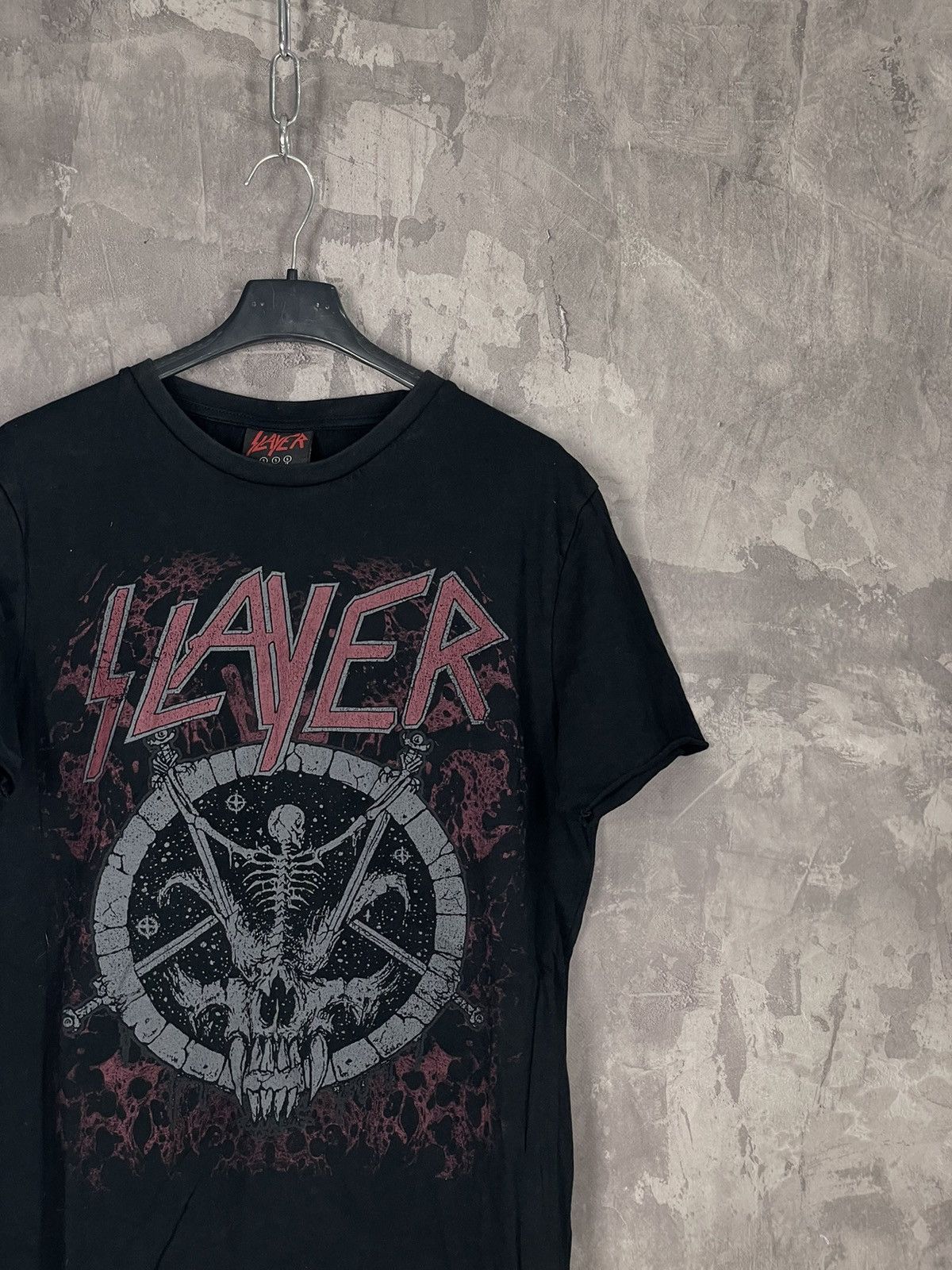 Slayer × Vintage VERY RARE SLAYER ROCK T-SHIRT BAND METAL PUNK 90s Y2K RETRO Size US S / EU 44-46 / 1 - 5 Thumbnail