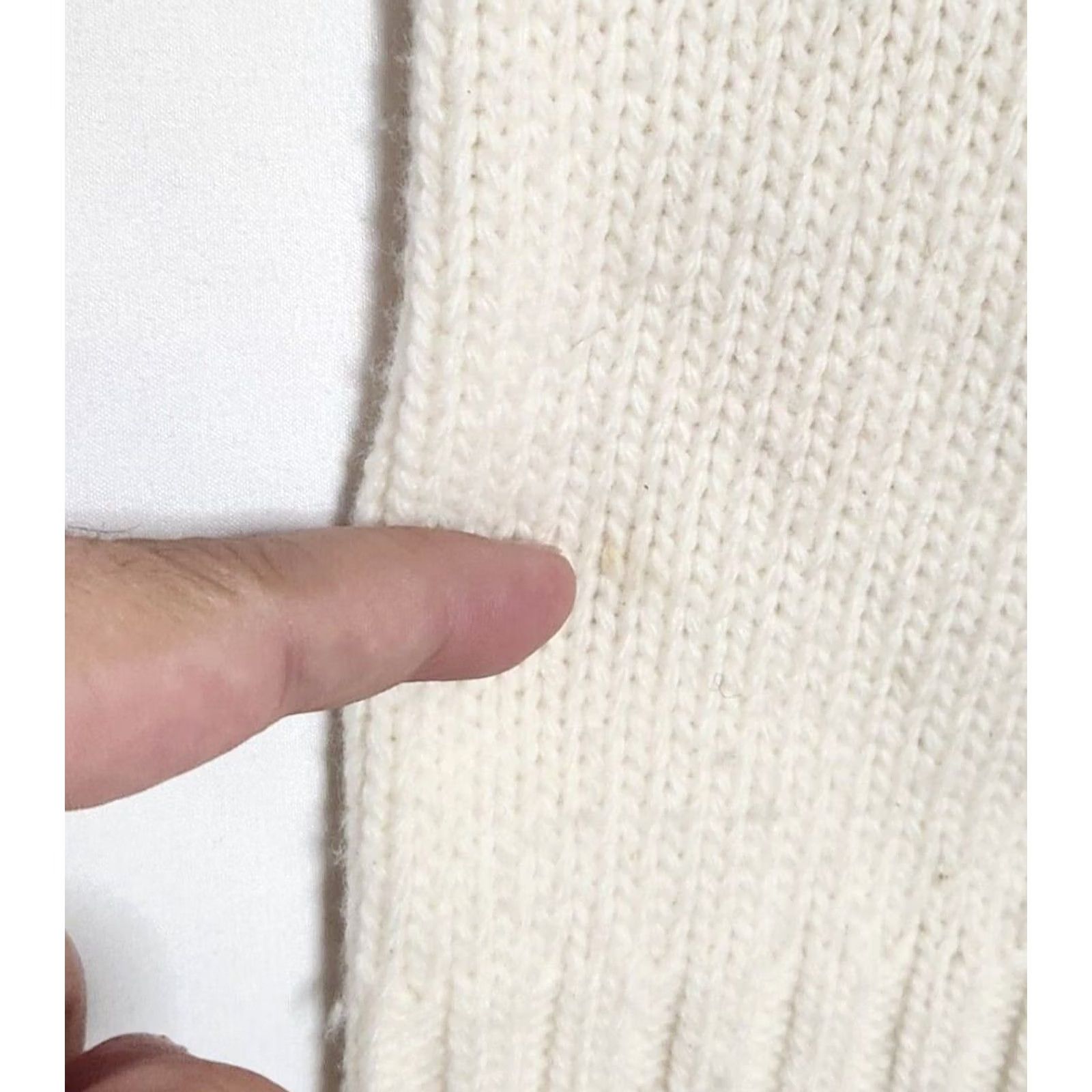 Theory Theory Womens L Sweater Turtleneck Ivory Wool Cashmere Pullover Long Sleeve VINTAGE Size L / US 10 / IT 46 - 3 Thumbnail