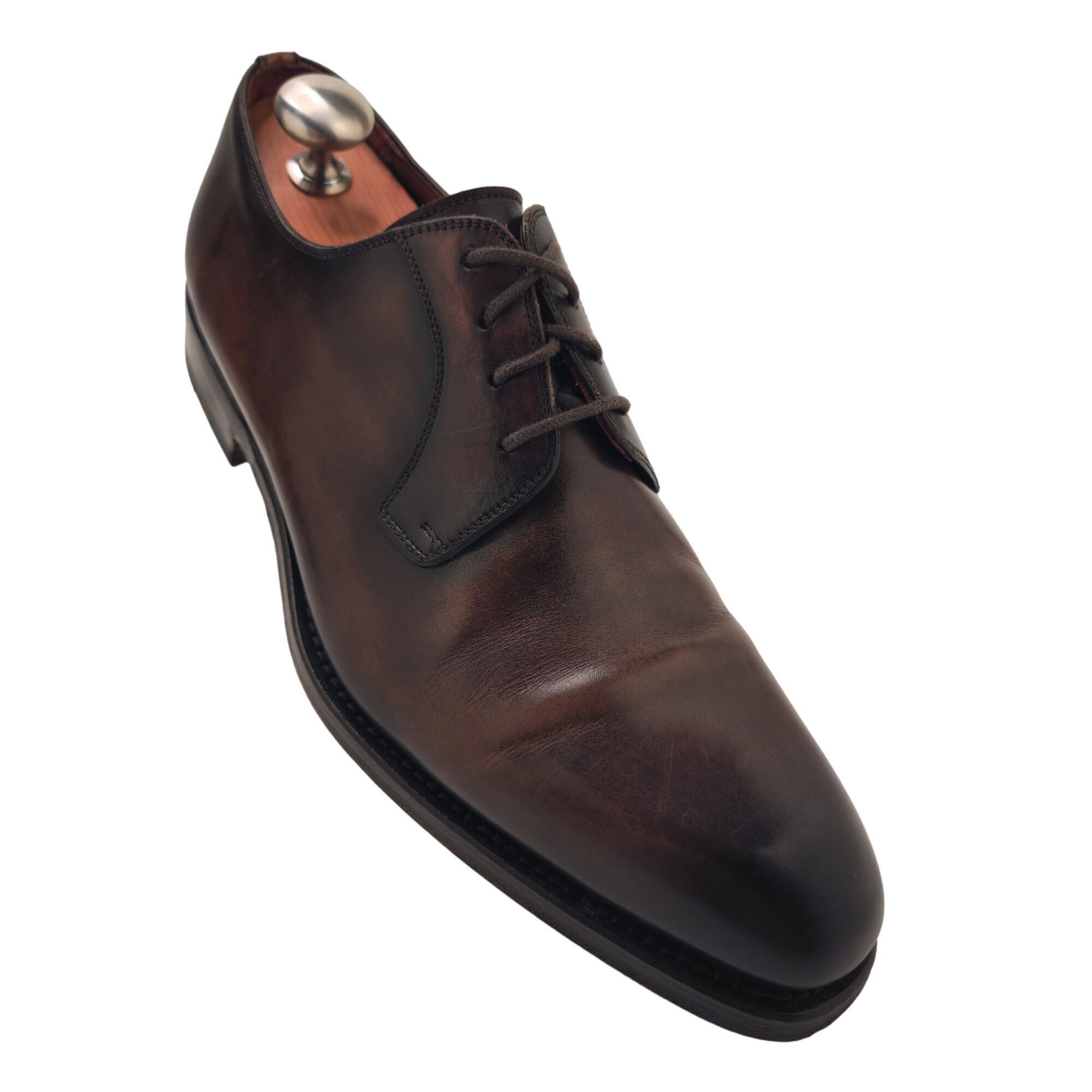 Magnanni Magnanni Seleccion Patina Brown Leather Dress Shoes  display picture 2