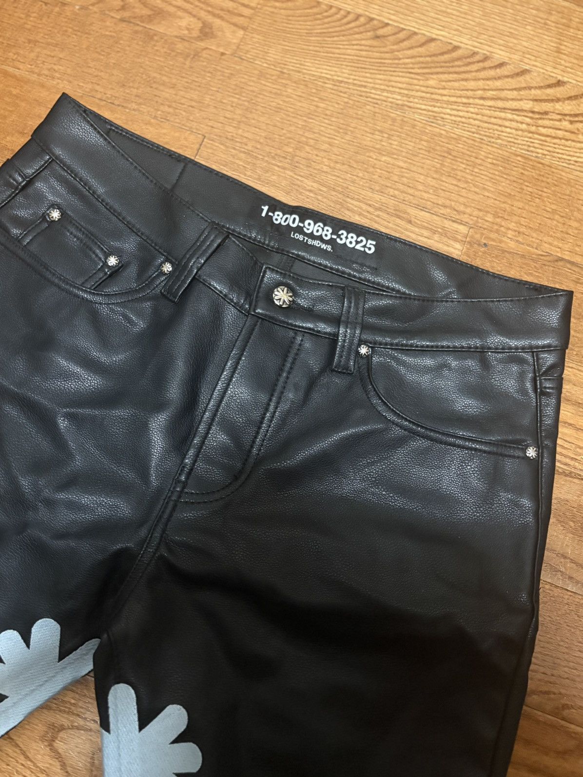 LOSTSHDWS LOSTSHDWS Leather Pants Size US 32 / EU 48 - 7 Thumbnail
