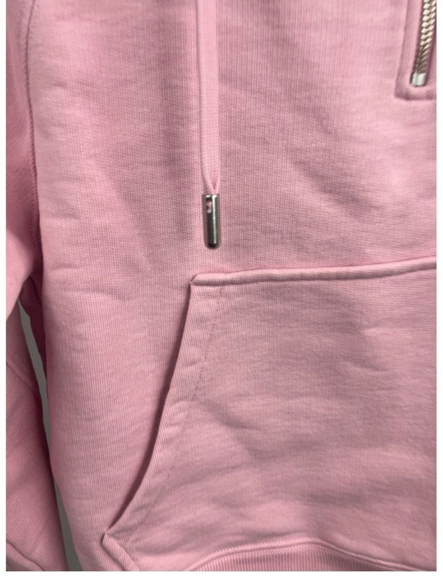 AMI Ami Paris Pink De Coeur Zip Sweatshirt XXS NWT Size XXS / US 00 / IT 34 - 9 Thumbnail