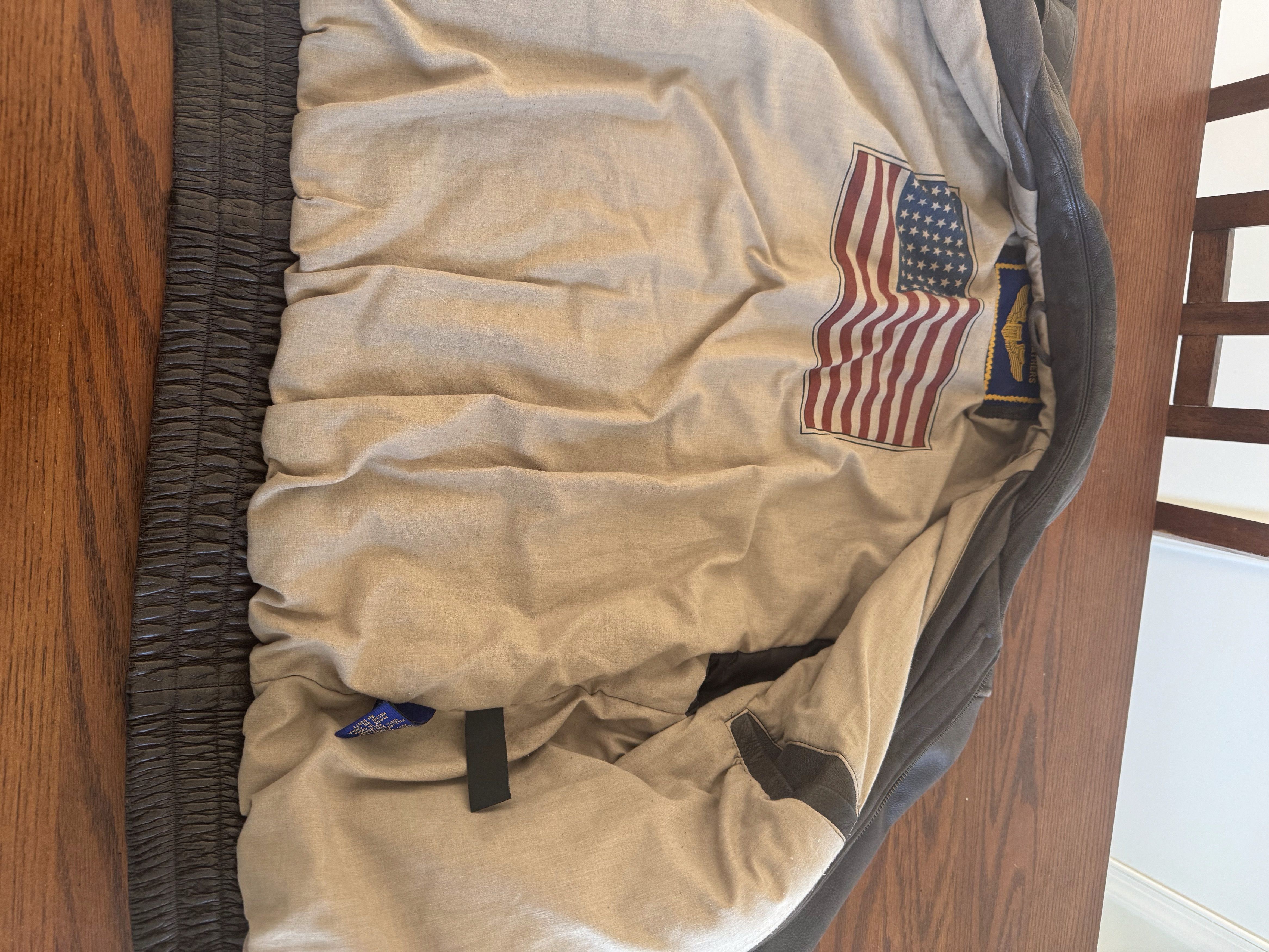 Other 1980s 90s vintage jacket Airborne Leather Size US M / EU 48-50 / 2 - 6 Thumbnail