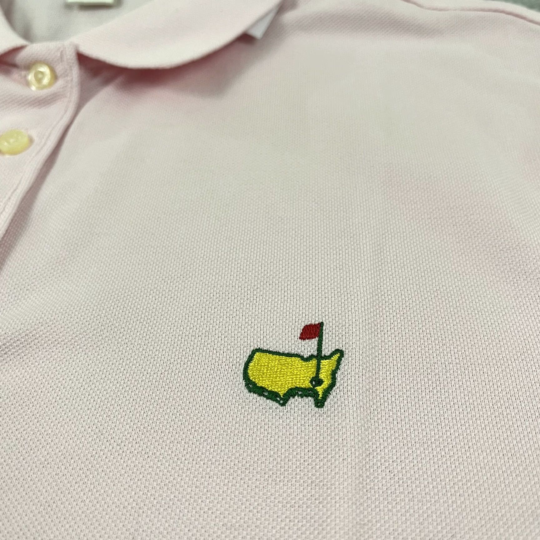 Vintage VINTAGE Masters Collection Polo Shirt Women Large Pink Cotton Short Sleeve Classic Preppy Sports Size L / US 10 / IT 46 - 2 Thumbnail