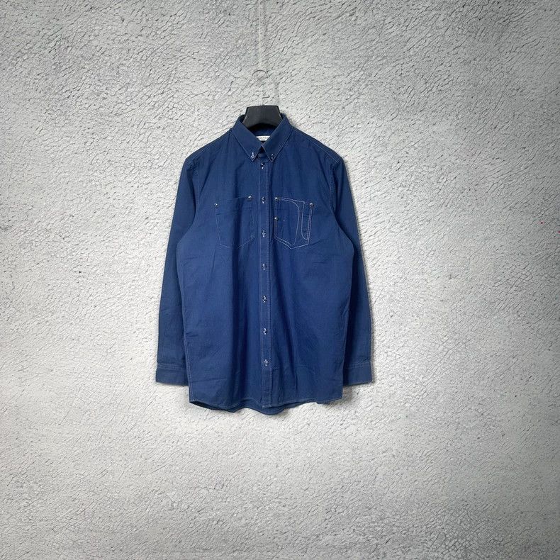 Givenchy Size38 Blue Denim Shirt Jacket
