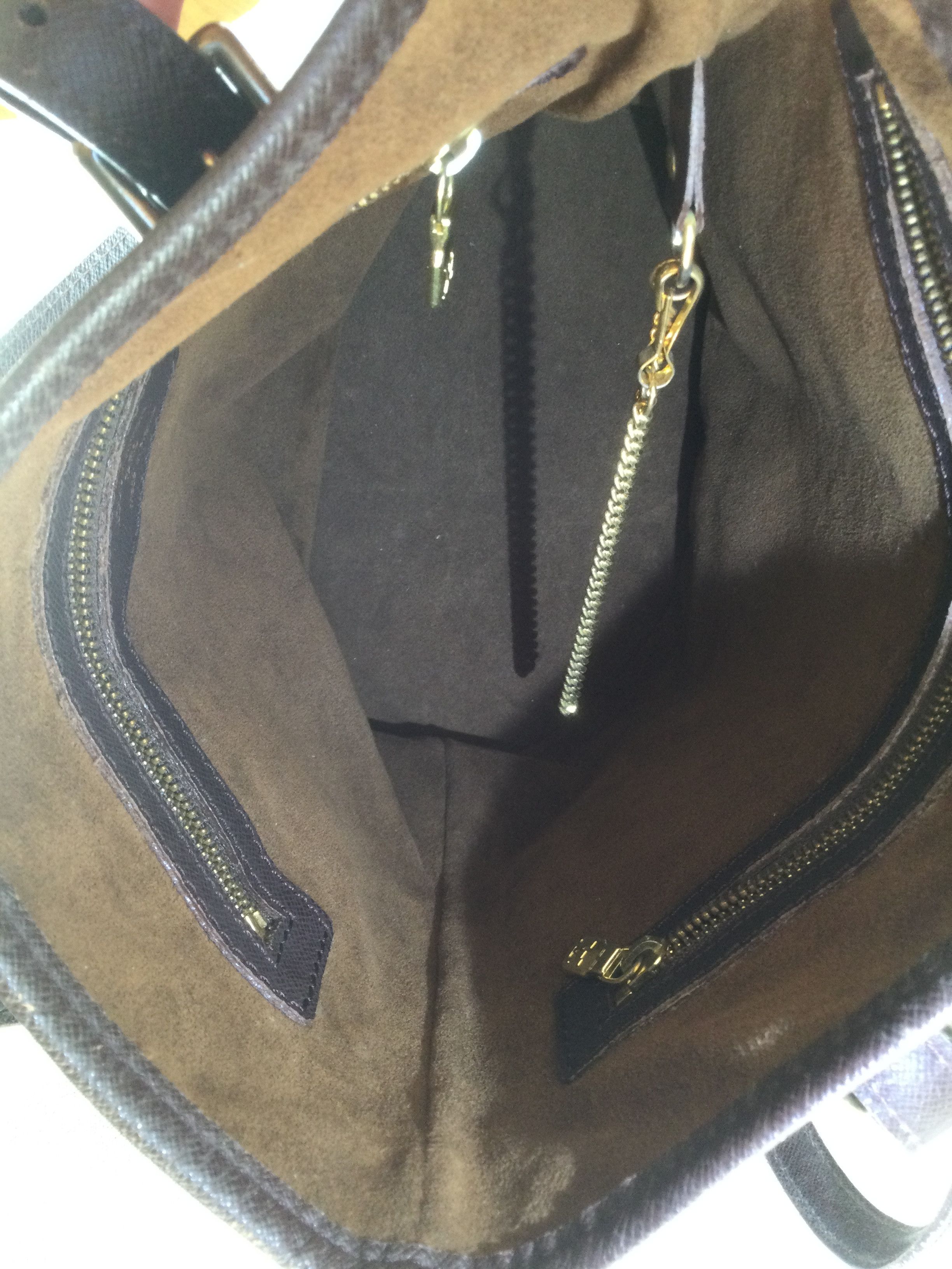Louis Vuitton Pre-Owned Louis Vuitton Brown Checkered Bucket Bag Size ONE SIZE - 6 Thumbnail