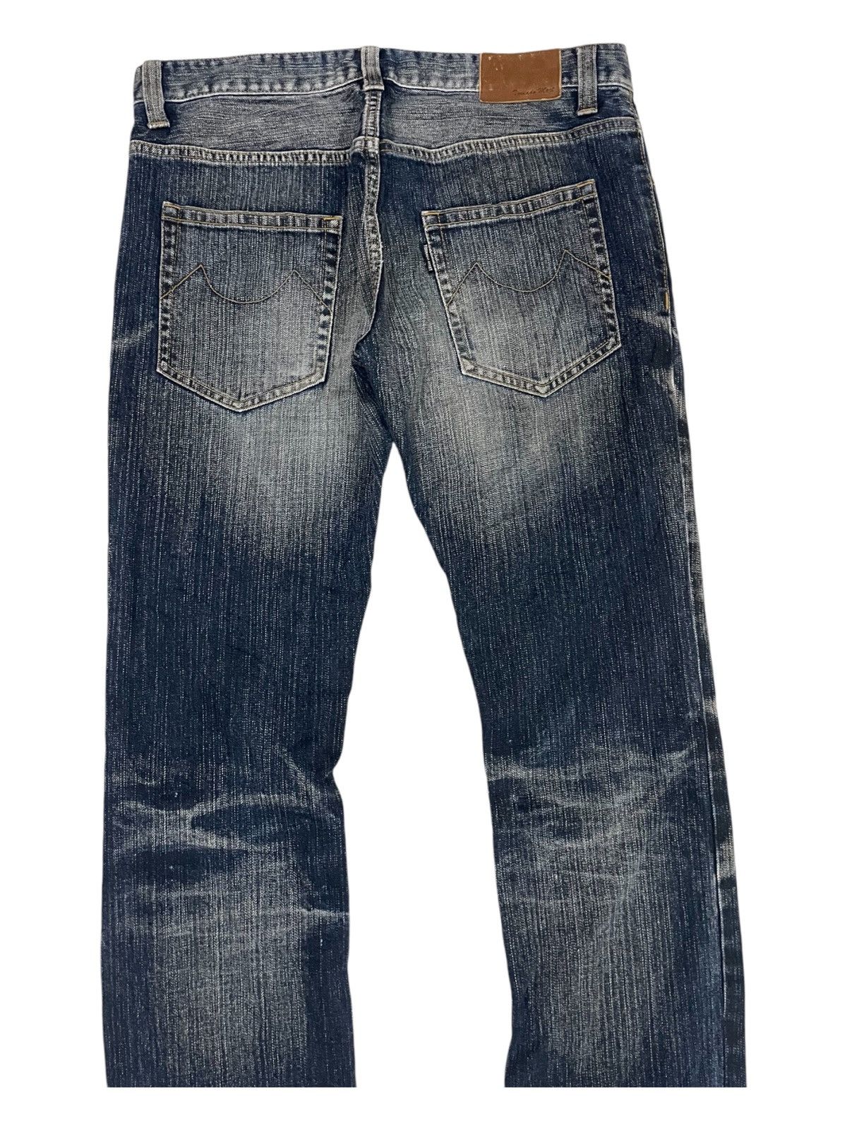 Tornado Mart Y2K Tornado Mart 🇯🇵 Beauty Wash Whiskers Stag Jeans Denim Size US 32 / EU 48 - 4 Thumbnail