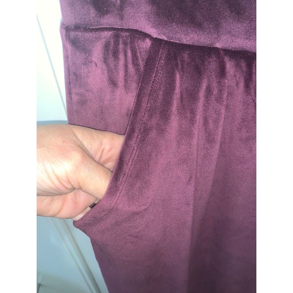 Victoria's Secret Victoria's Secret Women's XL Purple Velour Jogger Pants Size 36" / US 14 / IT 50 - 5 Thumbnail