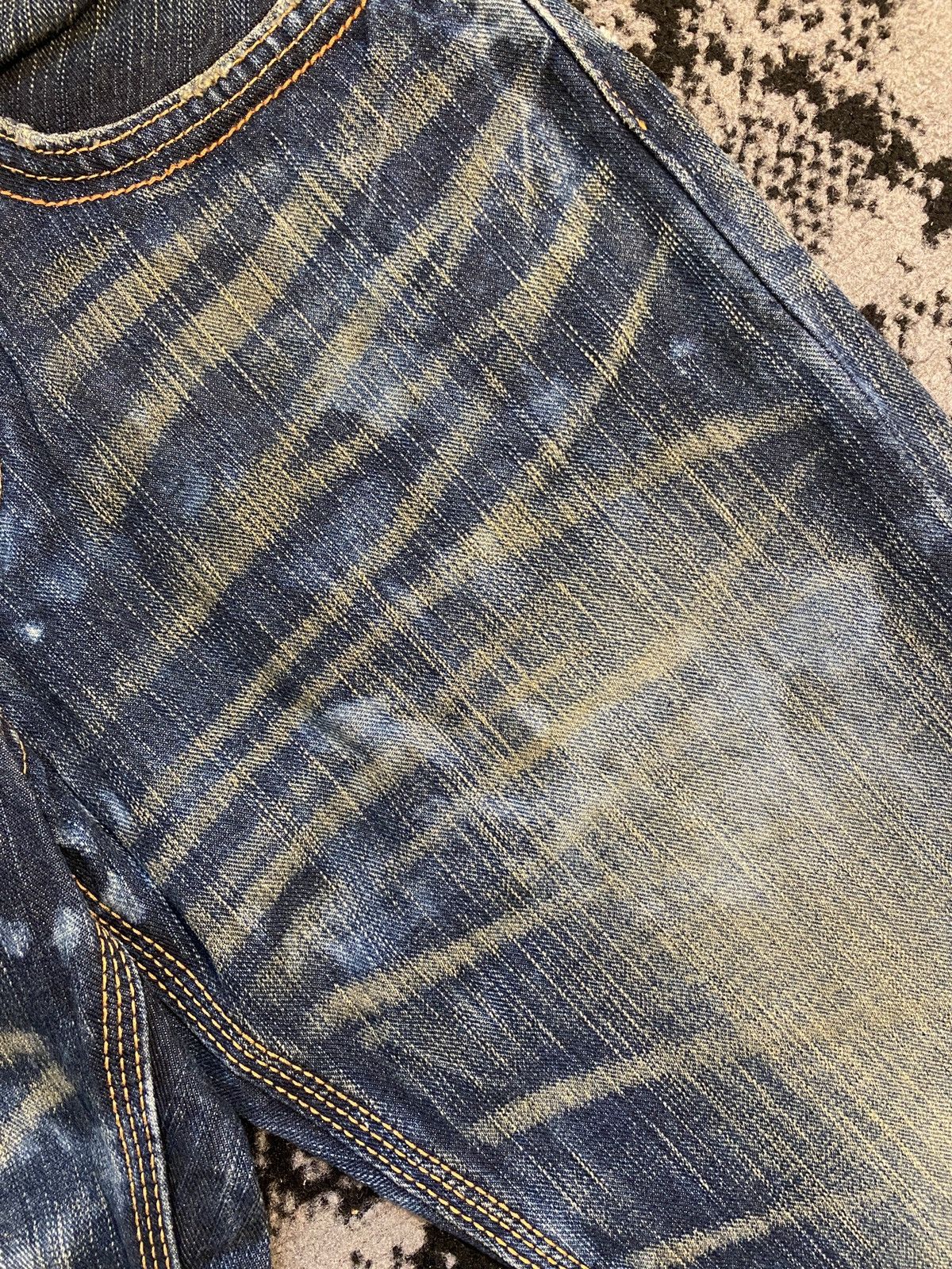 Edwin Edwin Distressed Rusty Denim Jeans Vintage Japanese Brand Size US 26 / EU 42 - 10 Thumbnail