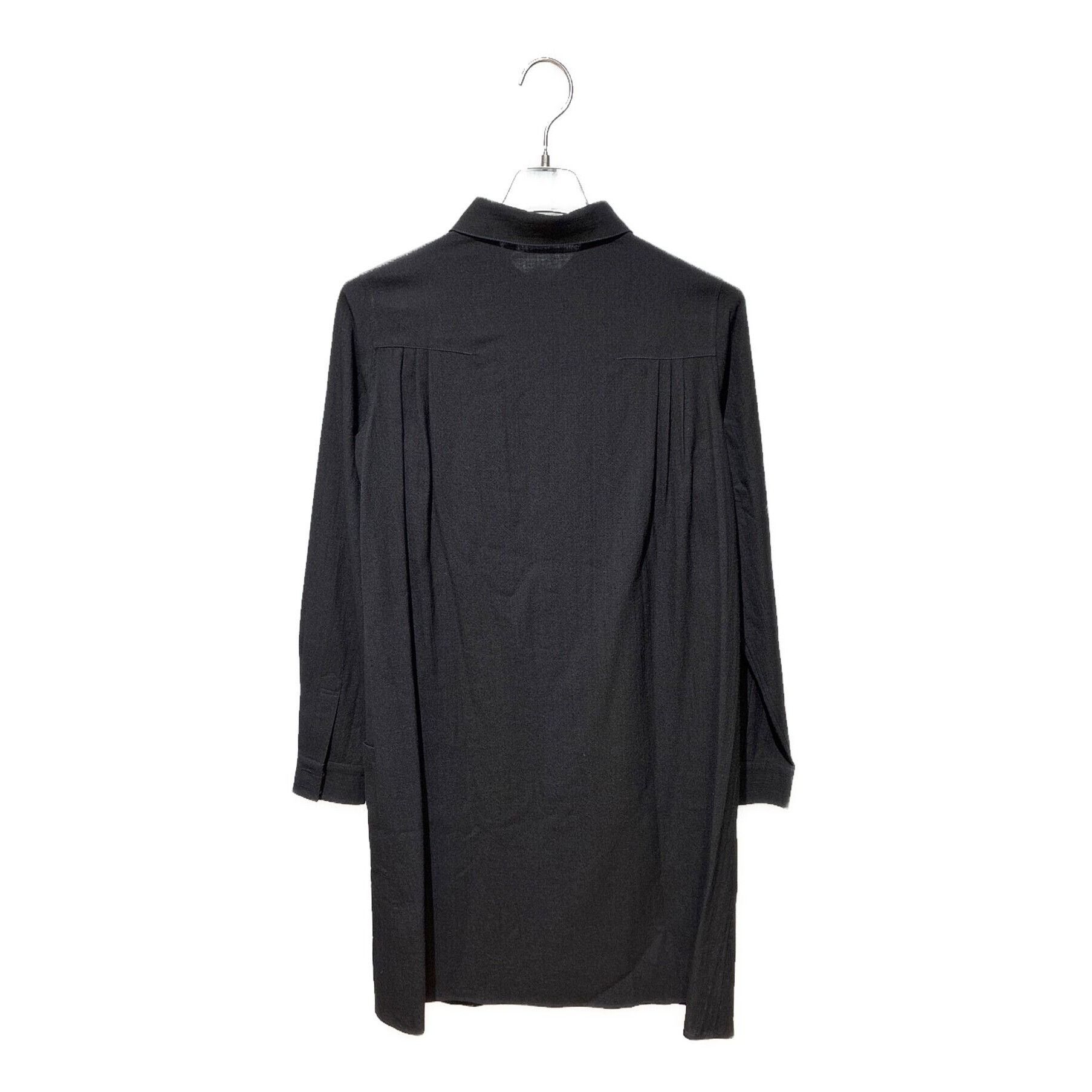 Y-3 Y-3 Designer Long Shirt Wool Z13211 Black Size XS Size US XS / EU 42 / 0 - 2 Thumbnail