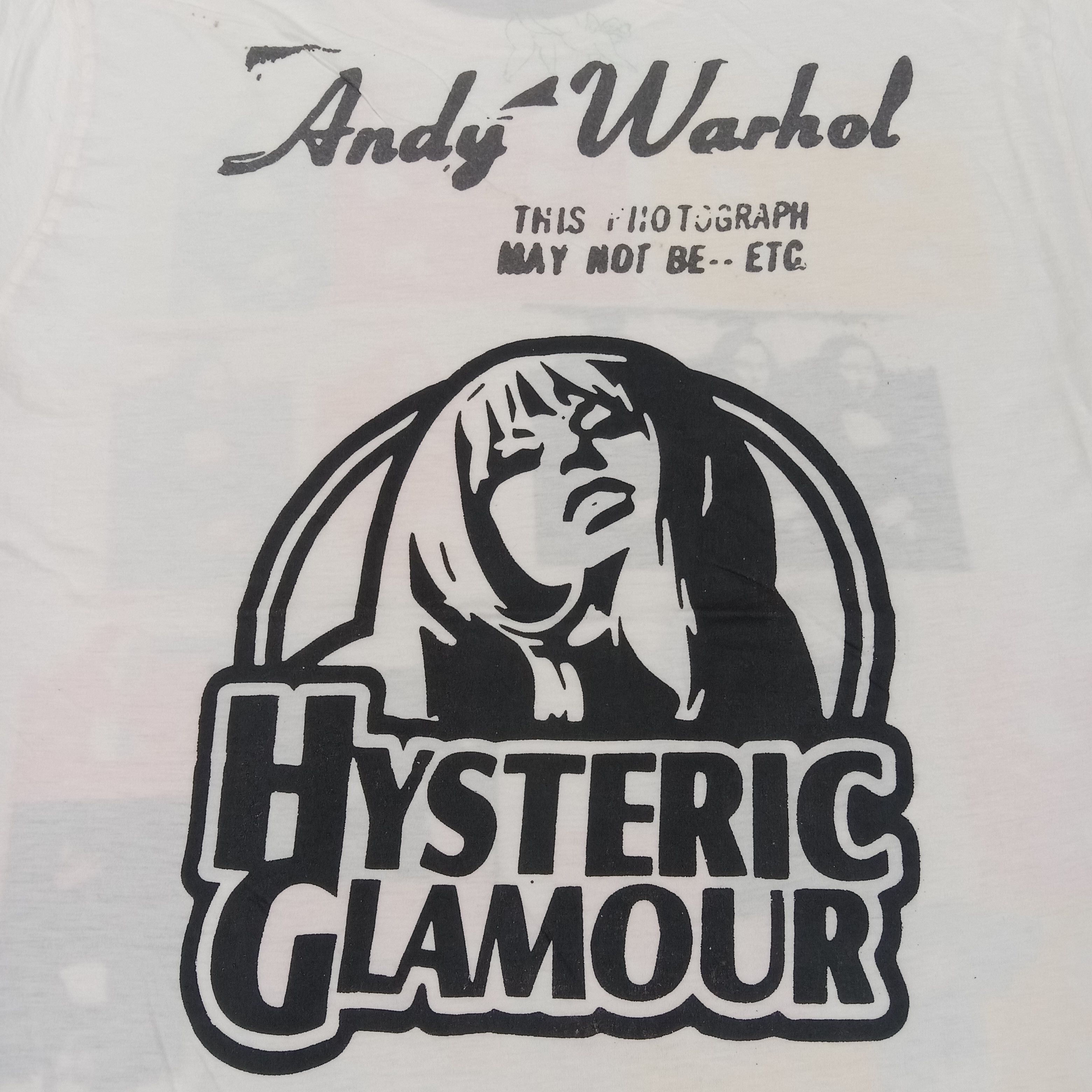 Hysteric Glamour × Japanese Brand × Vintage Hysteric Glamour X Andy Warhol Streetwear Custom Art Tshirt Size US M / EU 48-50 / 2 - 2 Thumbnail