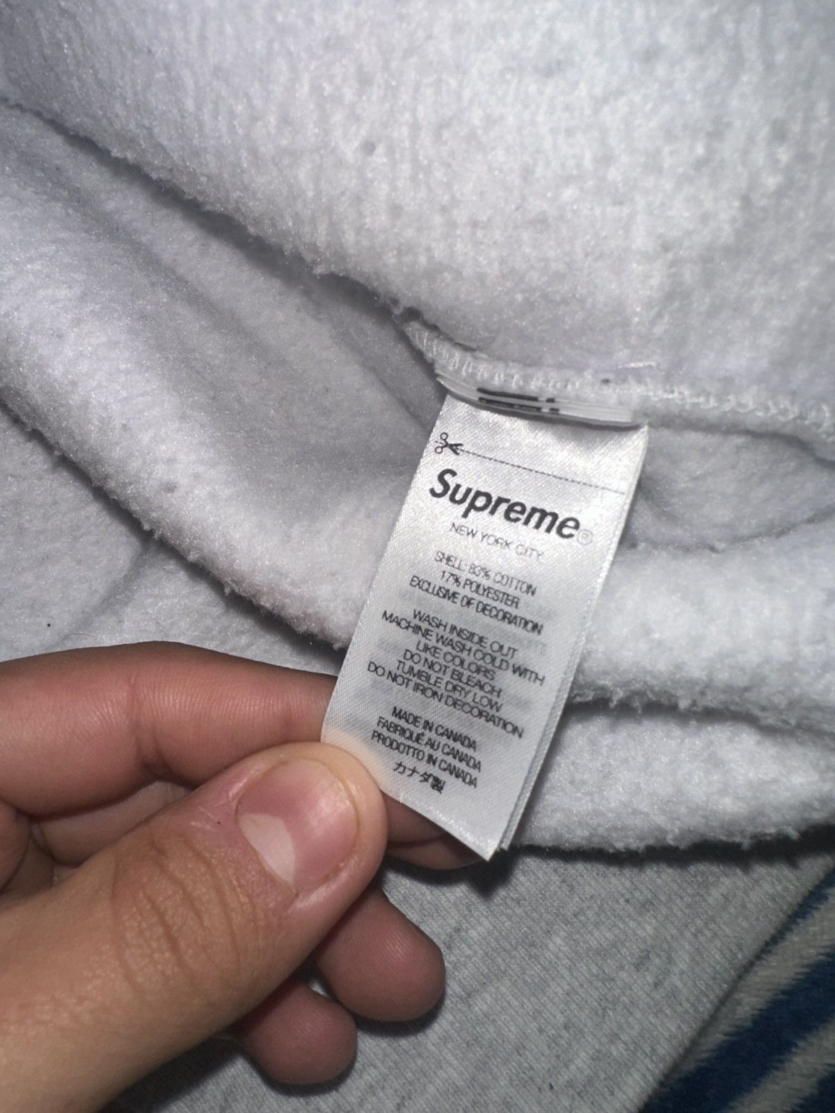 Supreme Grey supreme quarter zip Size US M / EU 48-50 / 2 - 6 Thumbnail
