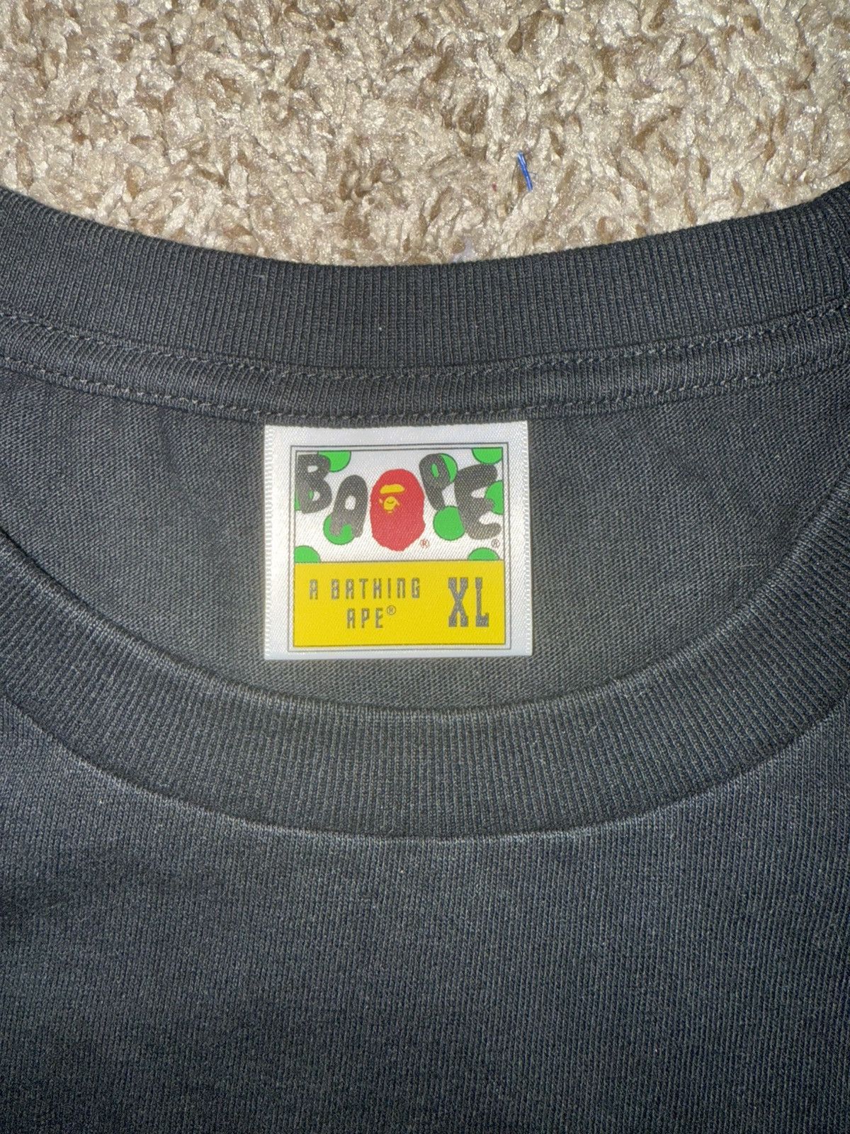 Bape Bape “A Rising Bape” Black tee Size US XL / EU 56 / 4 - 2 Thumbnail