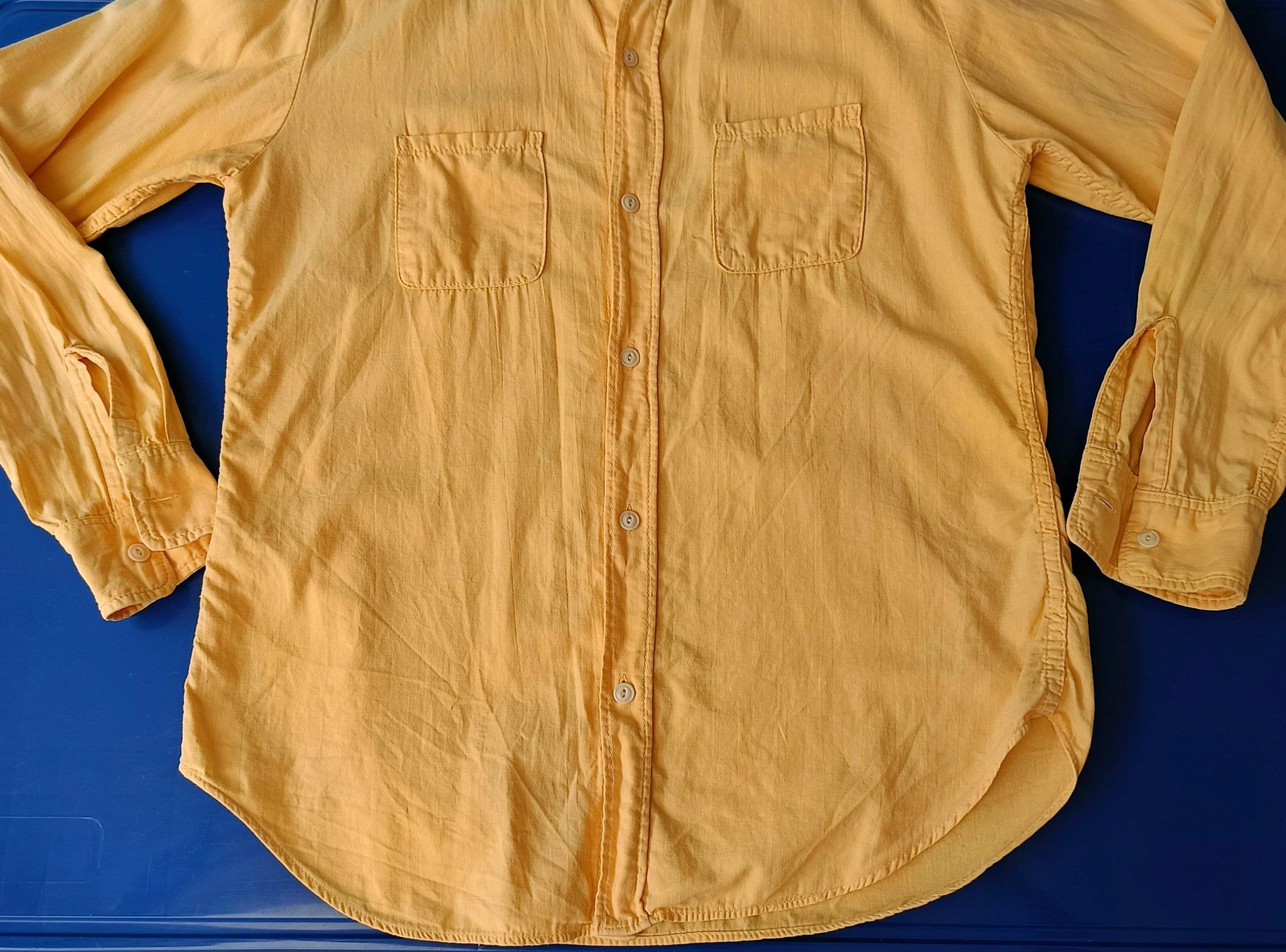 45rpm 45RPM studio by R 90's solid yellow Japan shirt small sz3 Size S / US 4 / IT 40 - 10 Thumbnail
