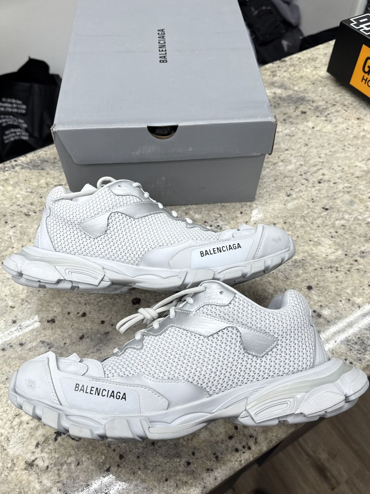 Balenciaga White Runners