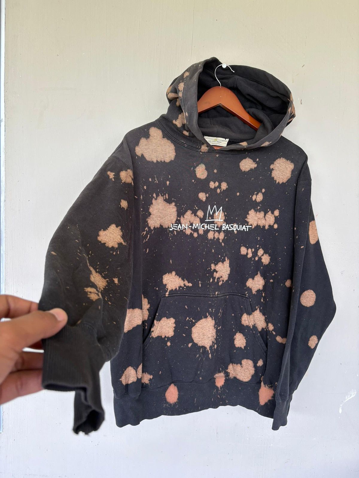 Jean-Michel Basquiat VTG Jean Michel Basquiat MilesDavisAllStar Hoodies Acid Wash Size US L / EU 52-54 / 3 - 2 Thumbnail