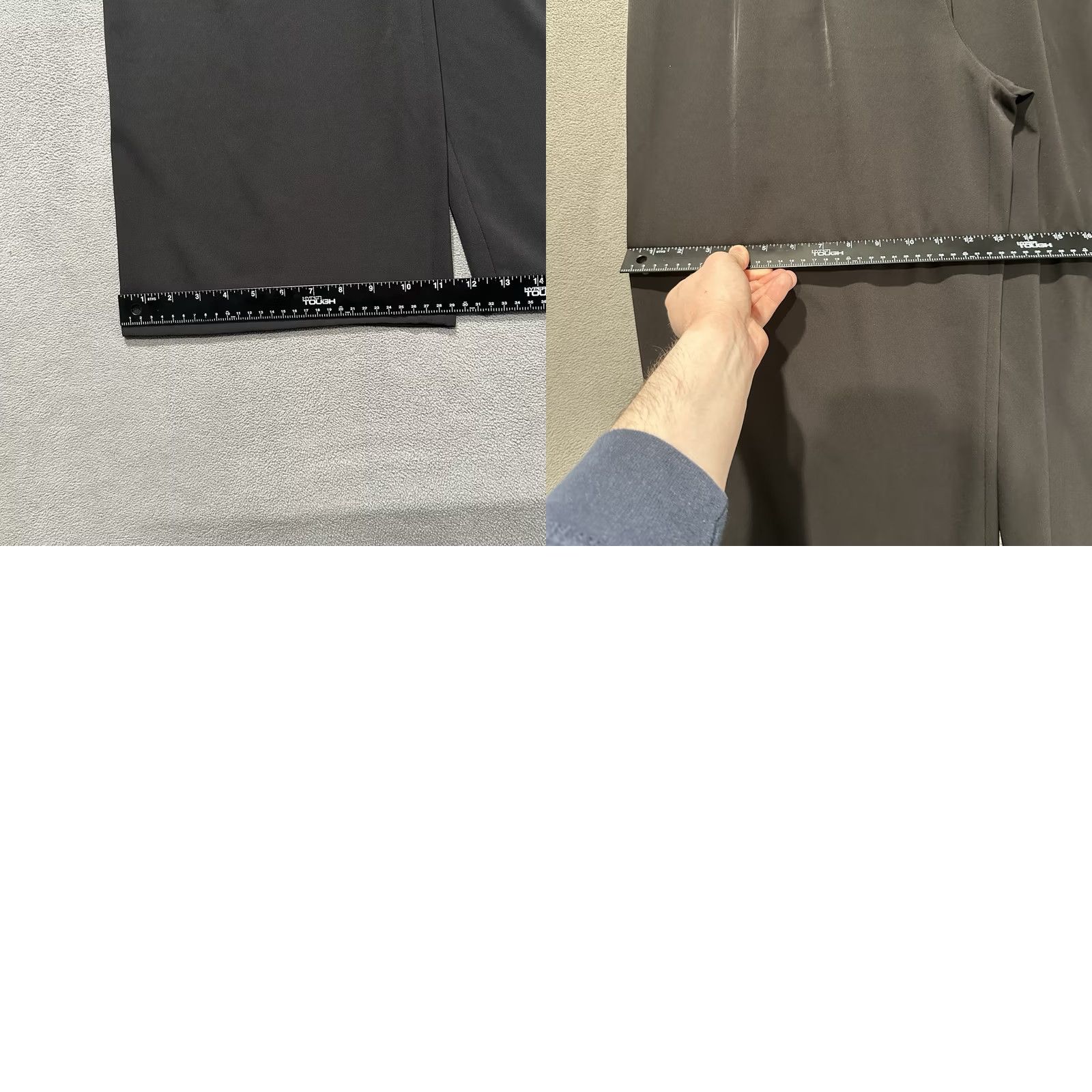 H&M H&M Black Wide-Leg Pants Womens 8 Dress Pants Polyester Front Pleated Zipper Pockets Slim Fit Adult womens Size 28" / US 6 / IT 42 - 8 Thumbnail