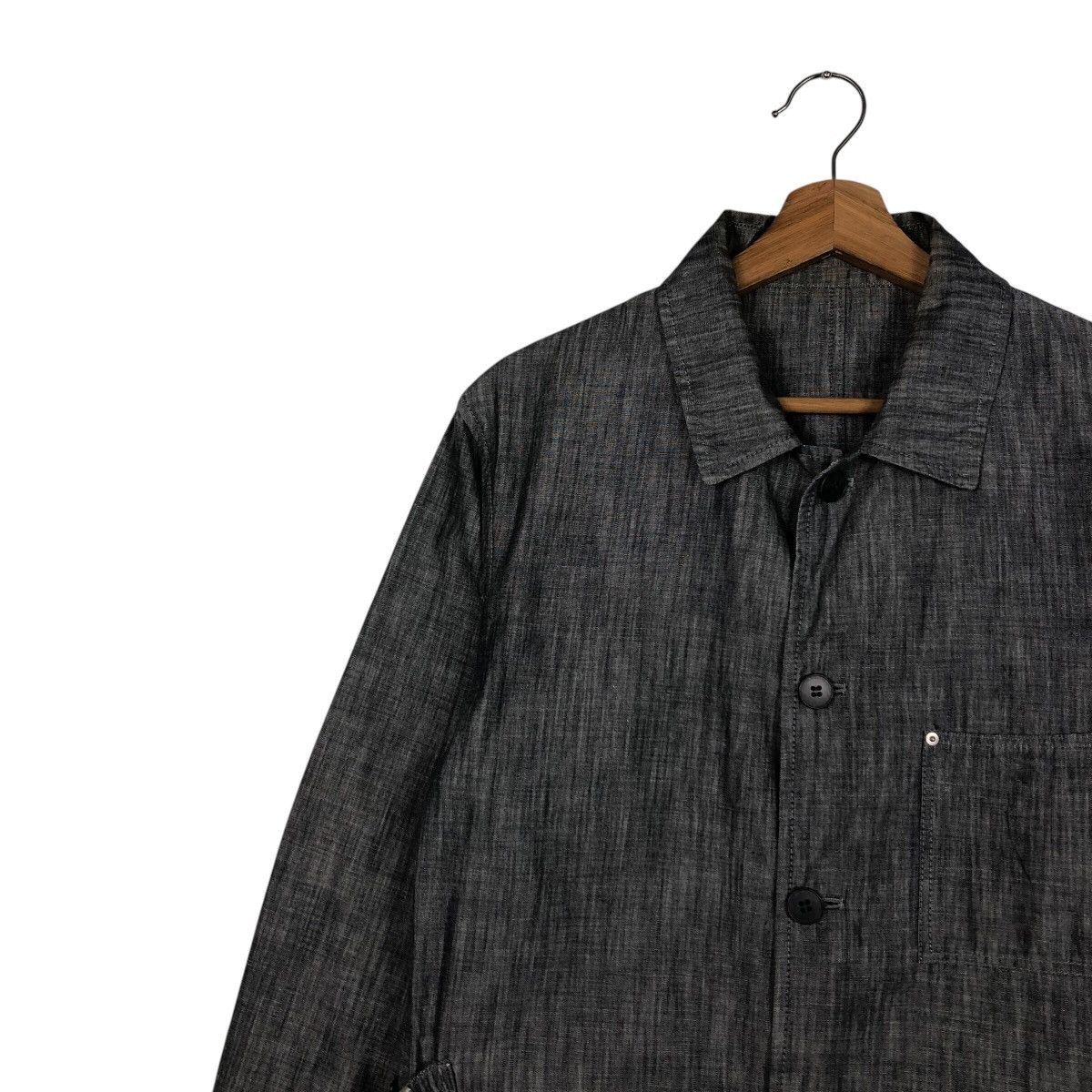 Tete Homme 📌Vintage Chore Worker Jacket Tete Homme Rich Grey Size US L / EU 52-54 / 3 - 8 Thumbnail