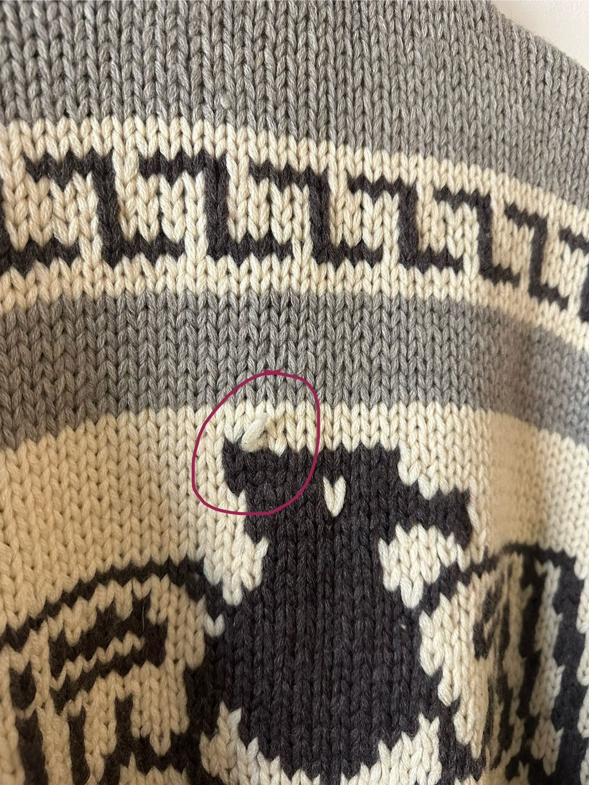 Vintage Vintage Cowichan Button Down Cardigan Sweater Thunderbird Size US S / EU 44-46 / 1 - 3 Thumbnail