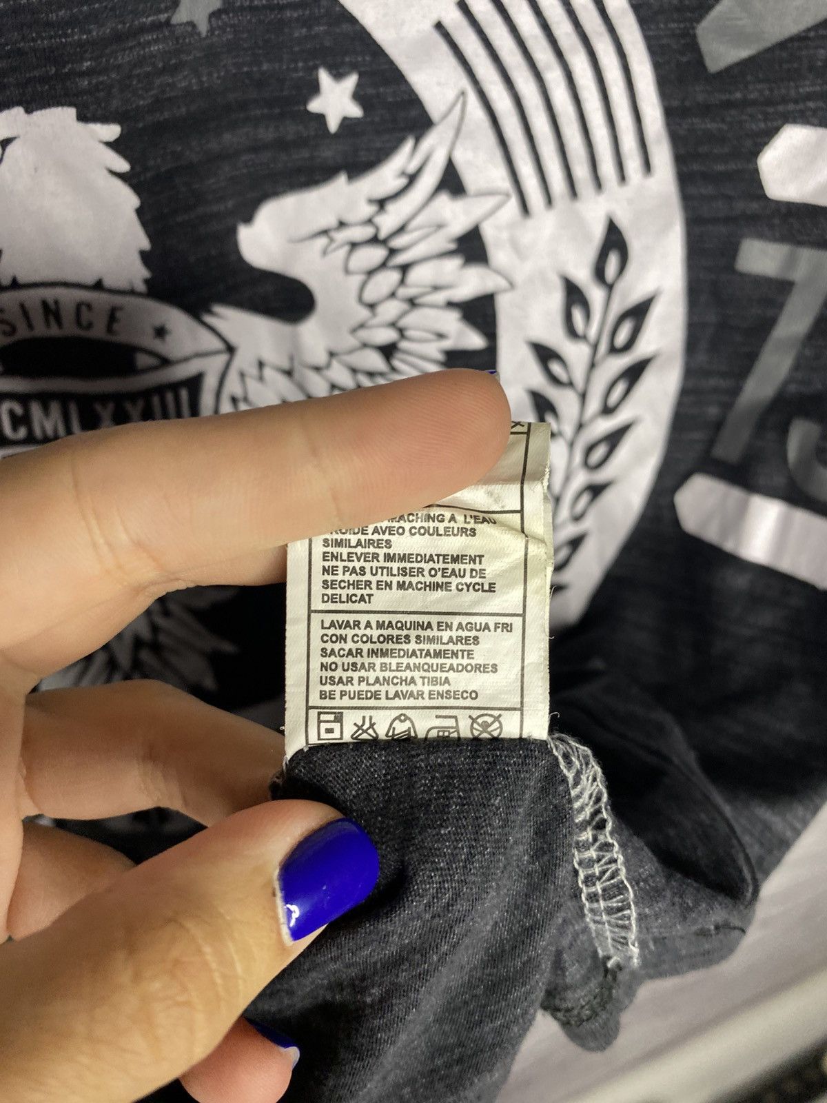 Affliction Affliction Training Division Overprint Logo T- Shirt Y2K Size US L / EU 52-54 / 3 - 8 Thumbnail