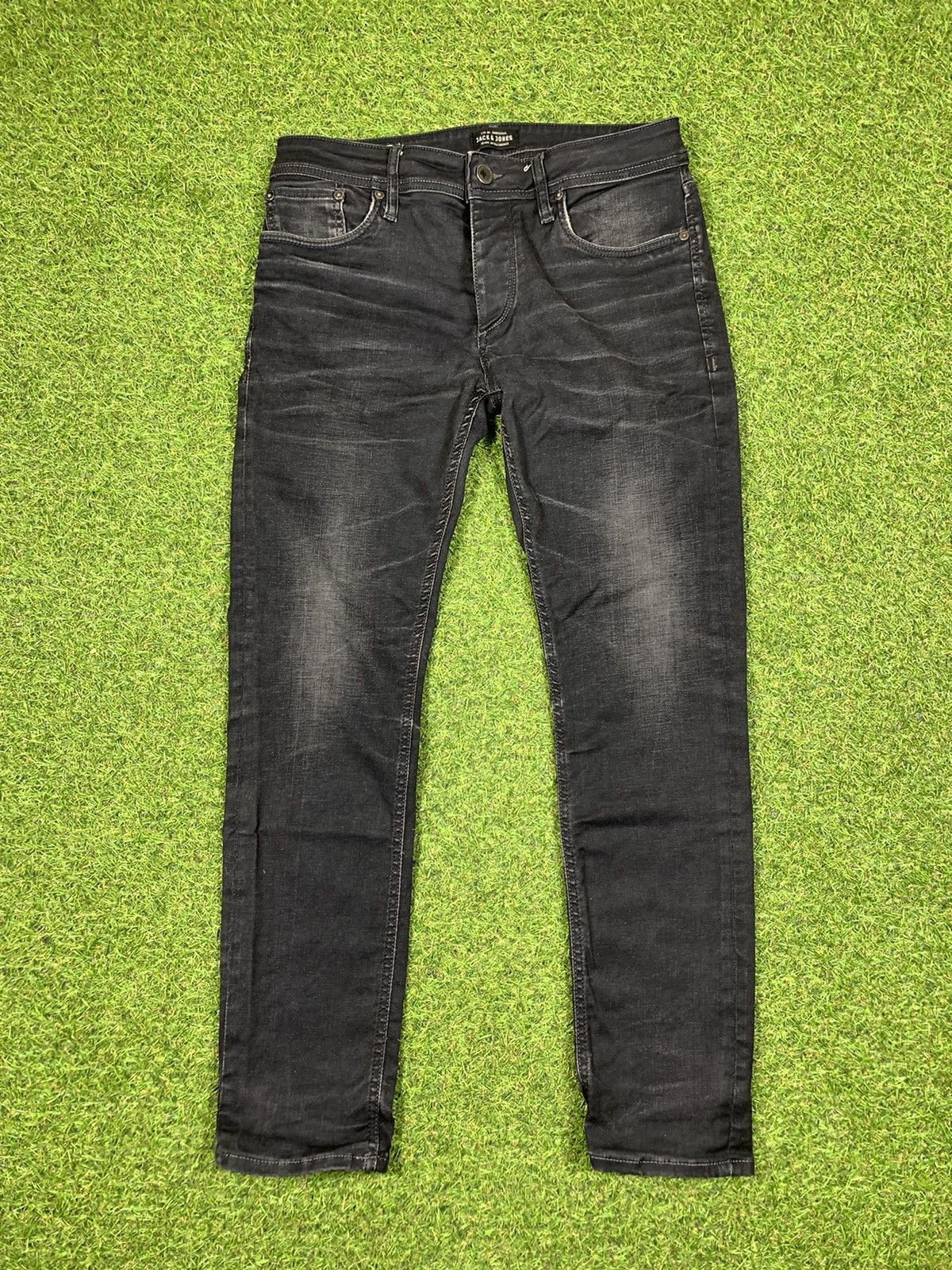 Japanese Brand Vintage Jeans denim faded Japanese style size 31x30 Size US 31 - 1 Thumbnail