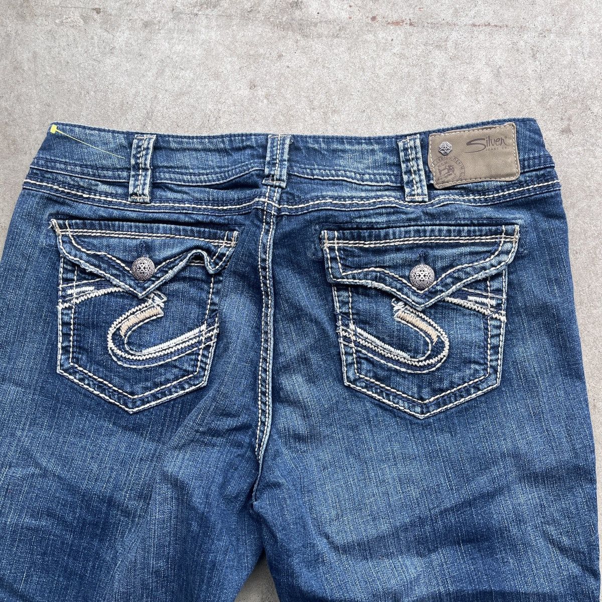 Silver Jeans Co. Vintage Y2K Silver Jeans Co. Baggy Flare Wide-Leg Jeans Size 36" / US 14 / IT 50 - 3 Thumbnail