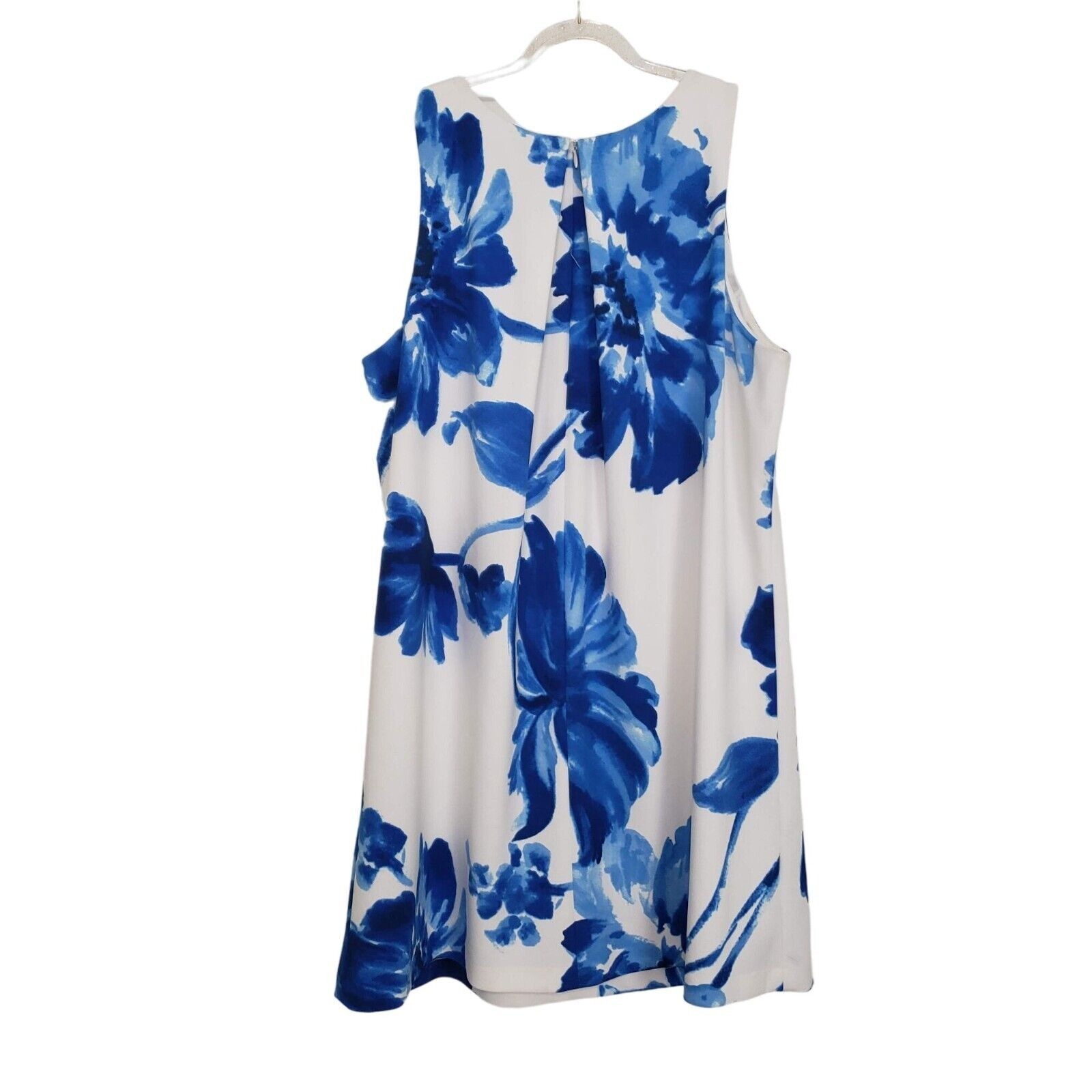 Lauren Ralph Lauren Lauren Ralph Lauren Floral Crepe Dress Womens Size 16 Blue Size XXL / US 16-18 / IT 52-54 - 7 Thumbnail