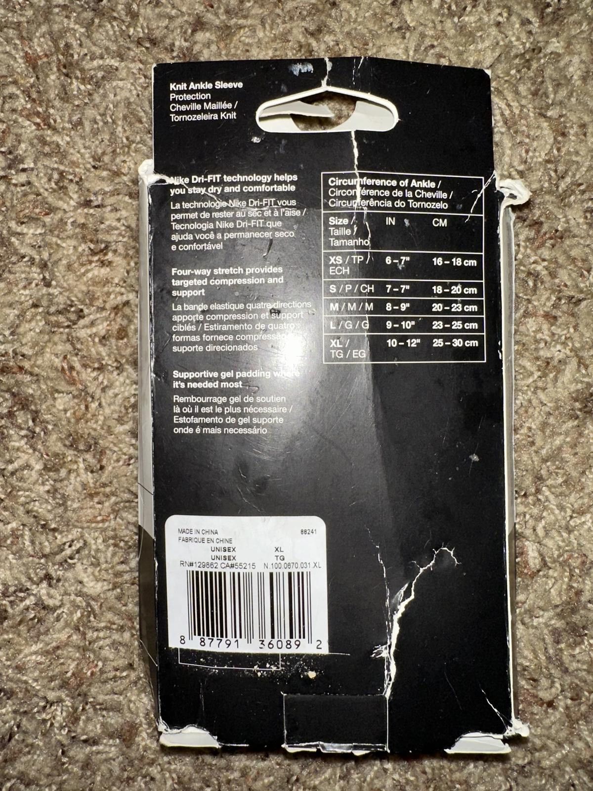 Nike Nike Pro Knit Ankle Sleeve Size ONE SIZE - 4 Thumbnail