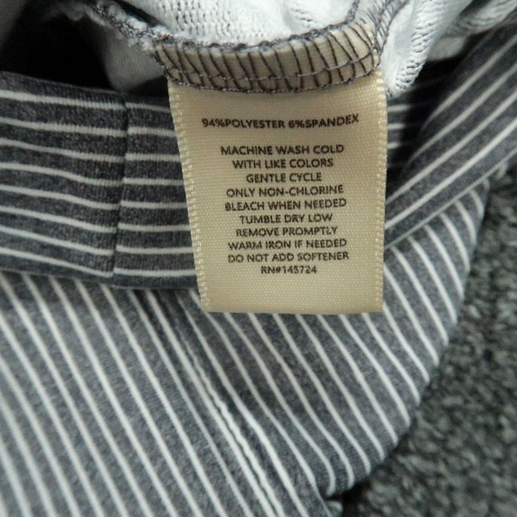 Vintage VINTAGE Onward Reserve Pullover Mens 2XL Gray Striped Quarter Zip Performance Mock Neck Size US XXL / EU 58 / 5 - 4 Thumbnail