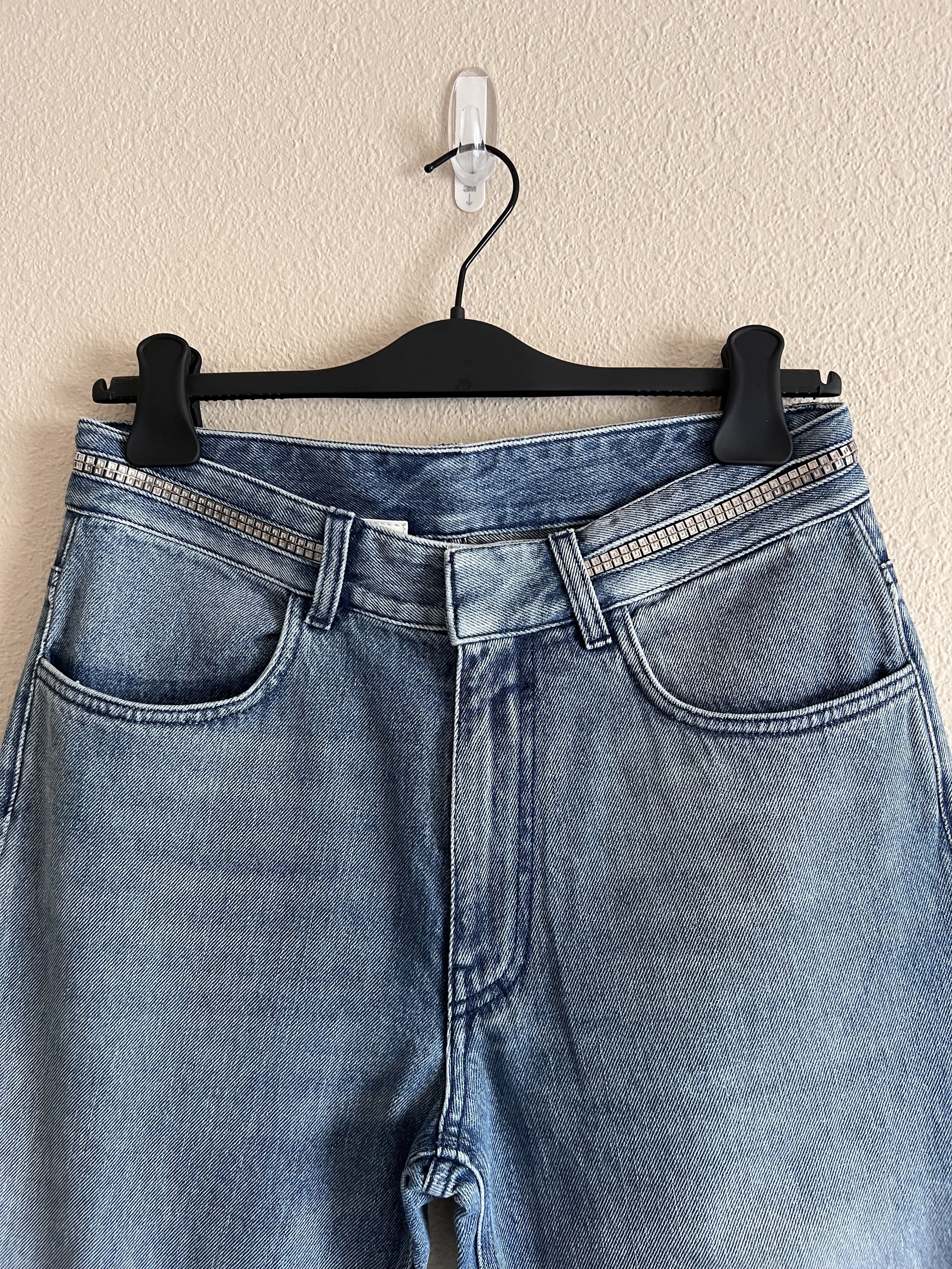 Givenchy Givenchy 4G Zipper Detail Denim Jeans Size US 30 / EU 46 - 1 Thumbnail