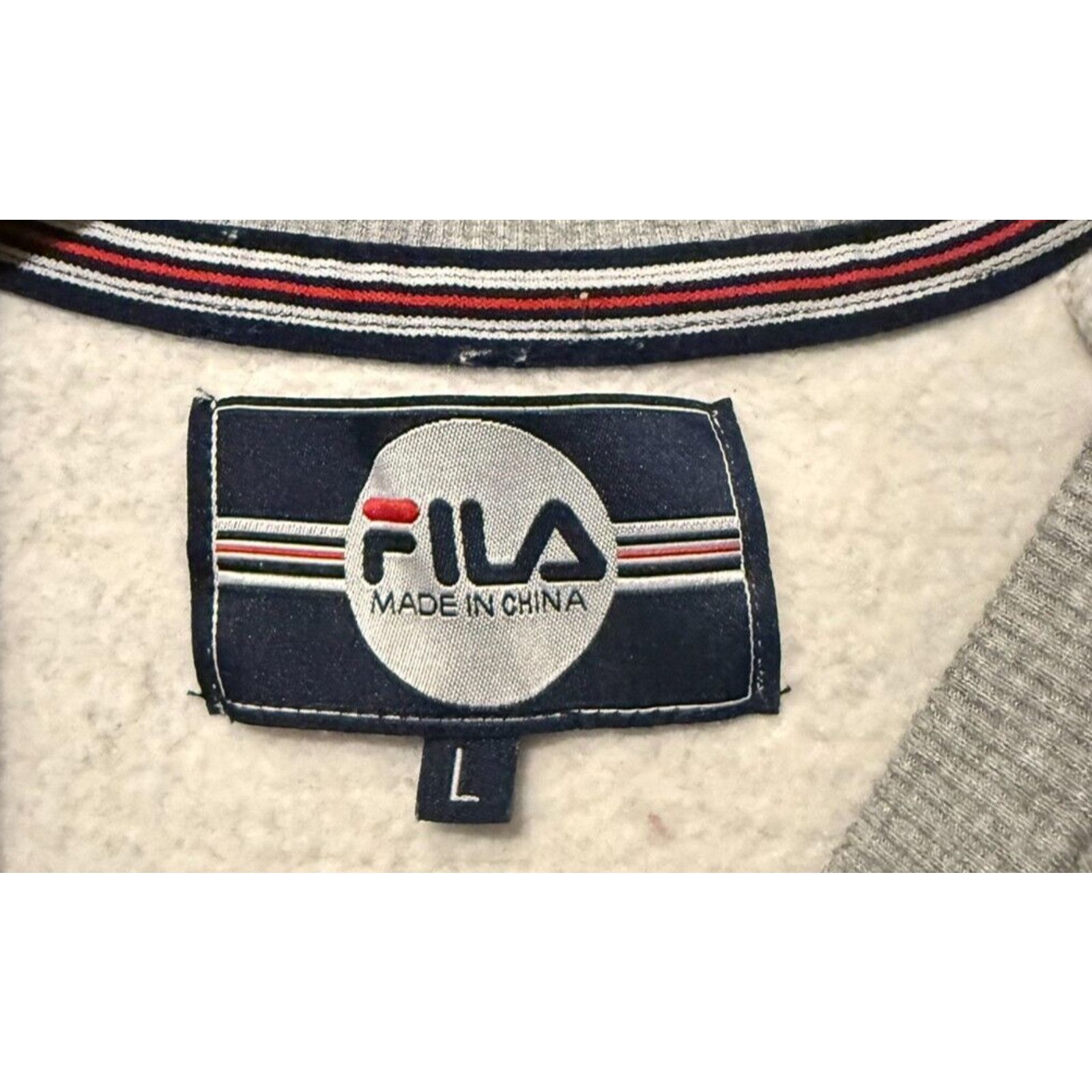 Fila FILA Men's Sportstyle Linear Logo Long Sleeve Crew Size US L / EU 52-54 / 3 - 3 Thumbnail