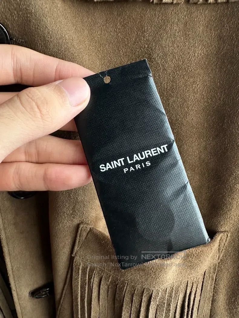Saint Laurent Paris Saint Laurent Paris Suede Fringe Jacket i Size US M / EU 48-50 / 2 - 4 Thumbnail