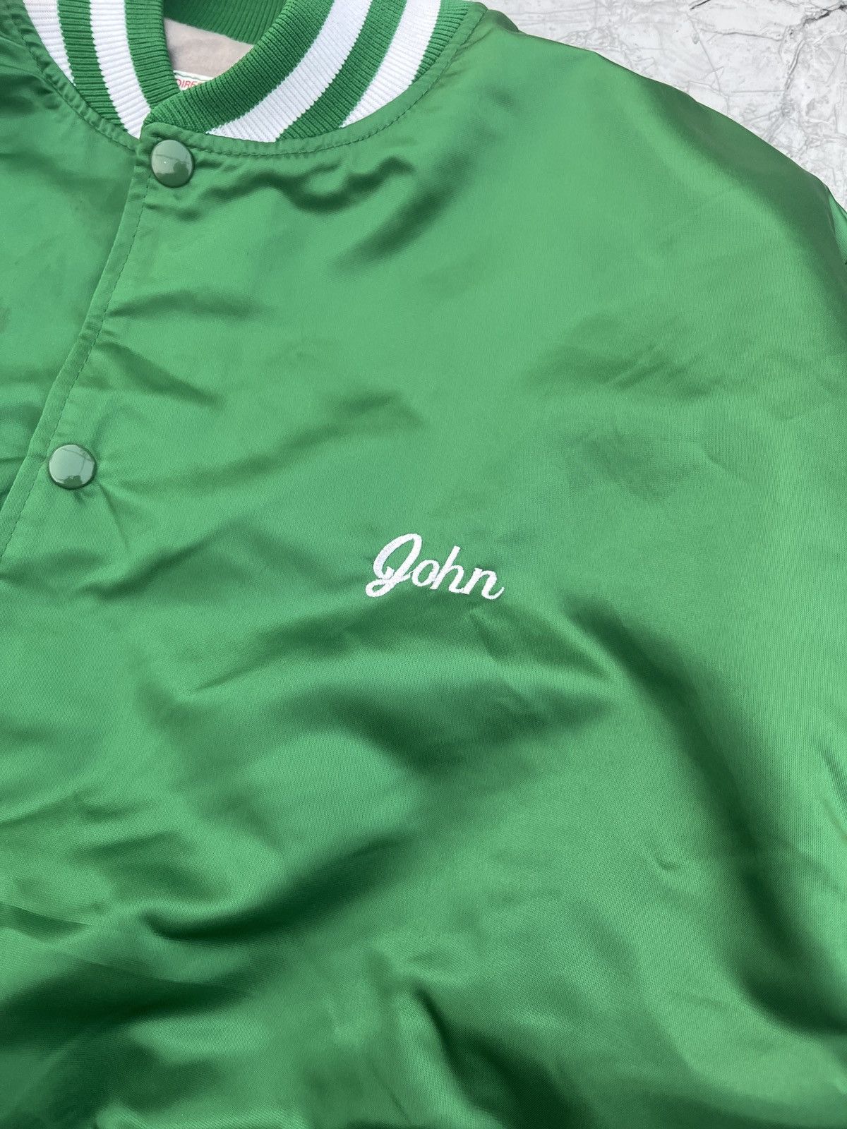 Vintage Vintage Green Gorga Athletic Coaches Jacket Size US XL / EU 56 / 4 - 4 Thumbnail