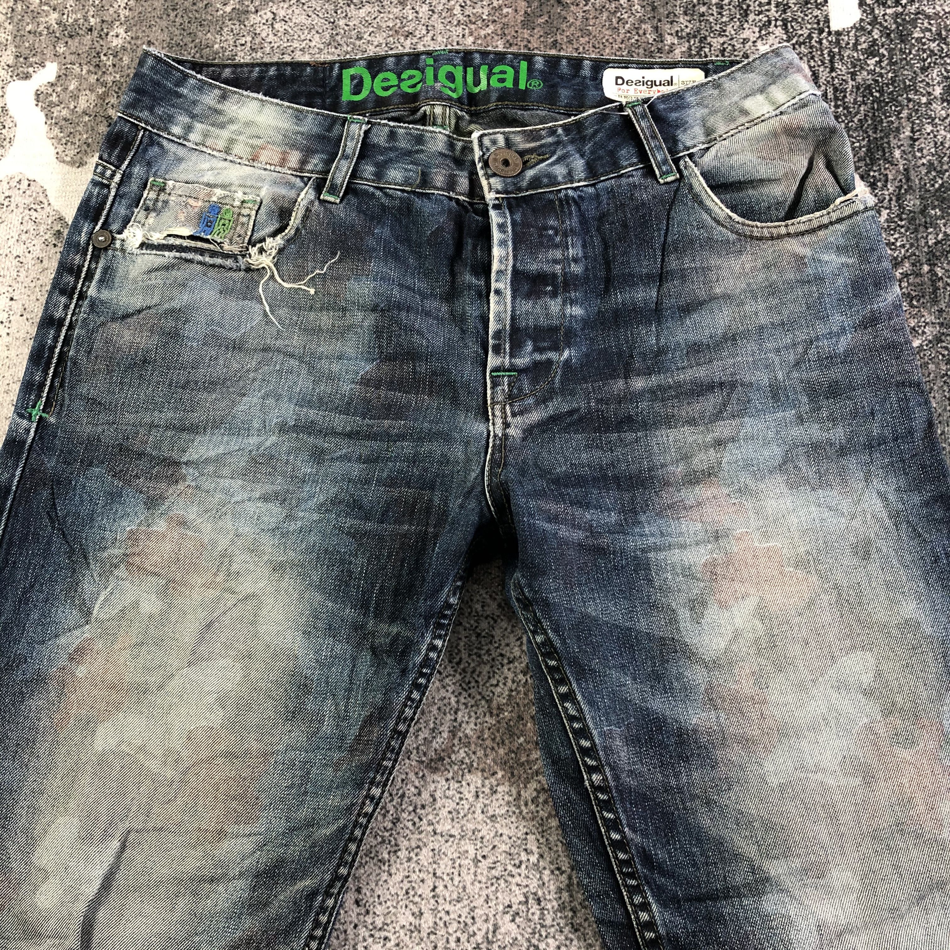 Desigual Desigual Jeans Regular Fit Denim KJ3093 Size US 30 / EU 46 - 3 Thumbnail