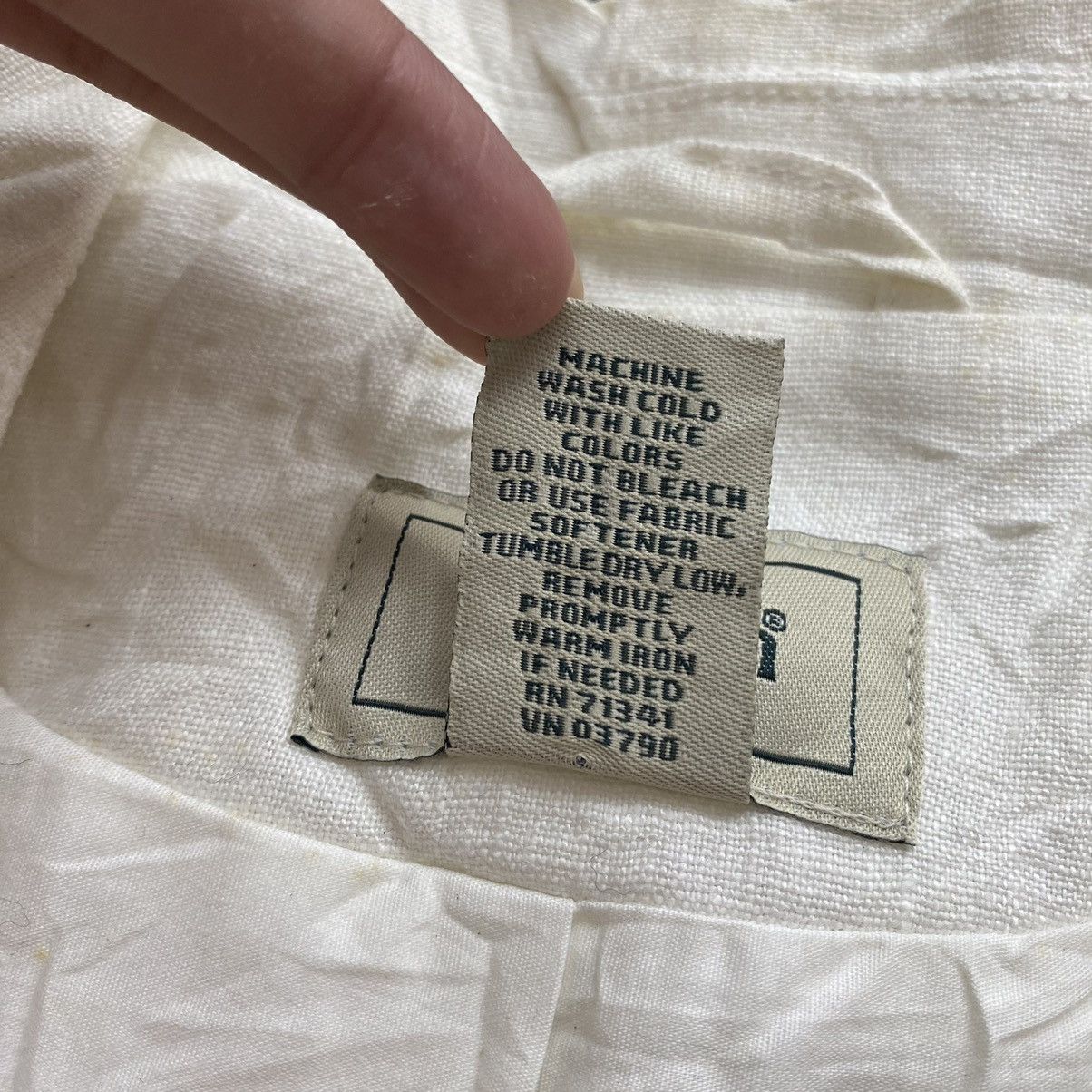 L.L. Bean × Vintage Vintage LL BEAN USA Plain White Blazer Coat Size S / US 4 / IT 40 - 5 Thumbnail