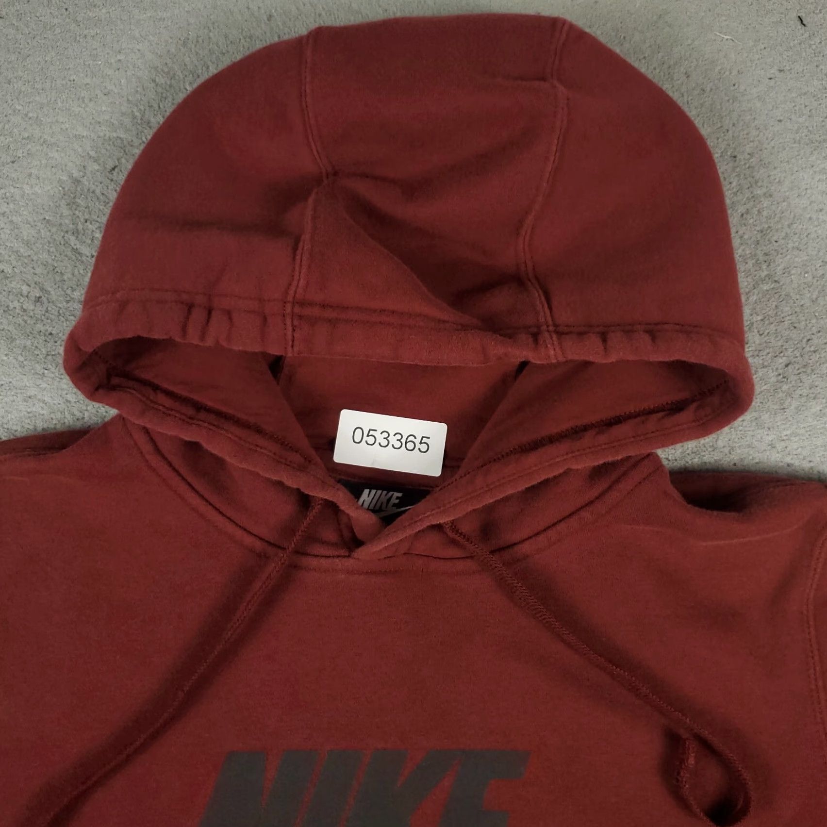 Nike Nike Hoodie Mens Small Red Pullover Sweatshirt S Sweatshirt Casual Hooded Long Sleeve Mock Neck Lace Up Button? Size US S / EU 44-46 / 1 - 2 Thumbnail