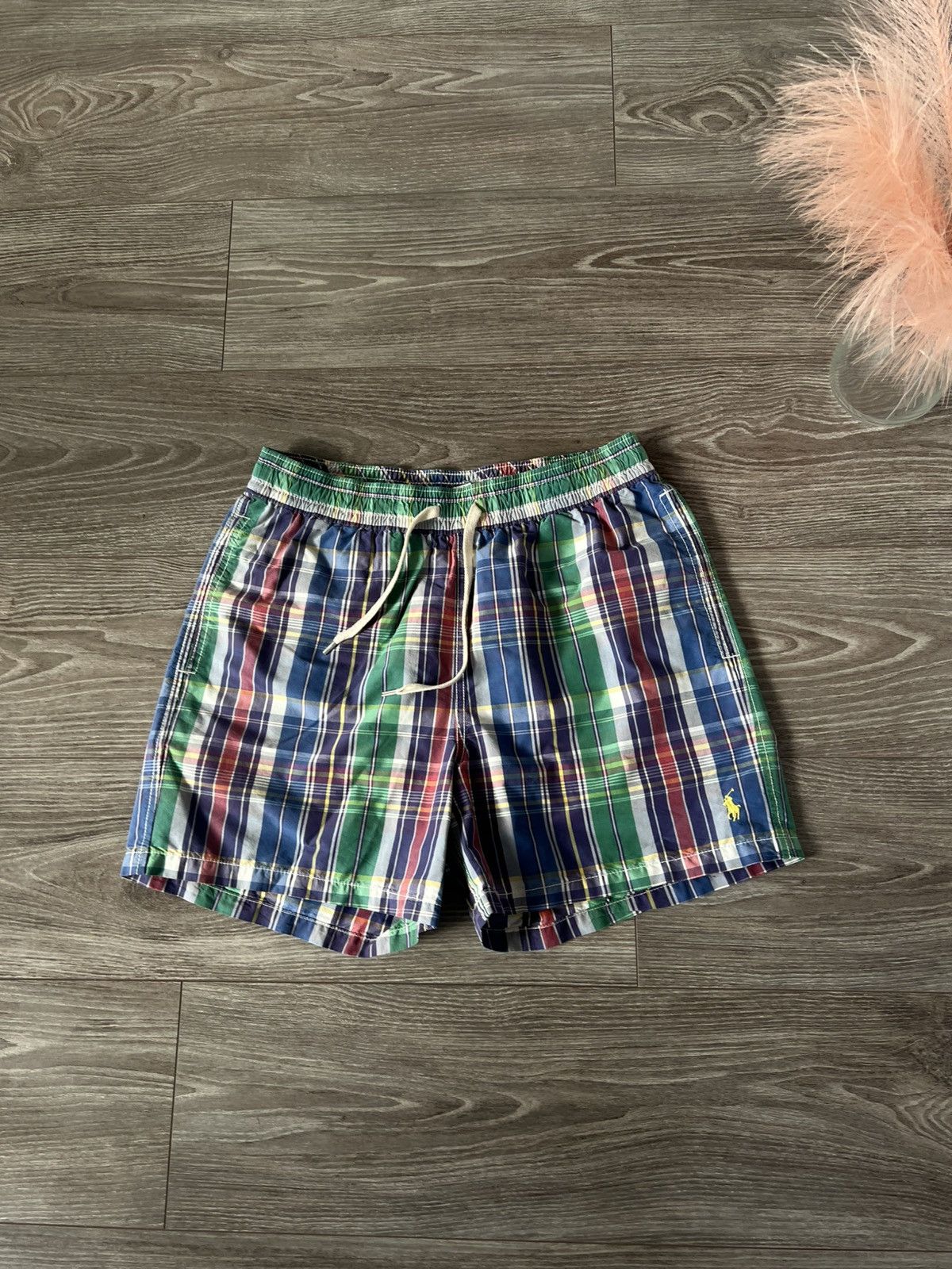 Polo Ralph Lauren × Ralph Lauren × Vintage ‼️Vintage Polo Ralph Lauren RRL Swim/Casual Shorts ‼️ Size US 34 / EU 50 - 1 Thumbnail