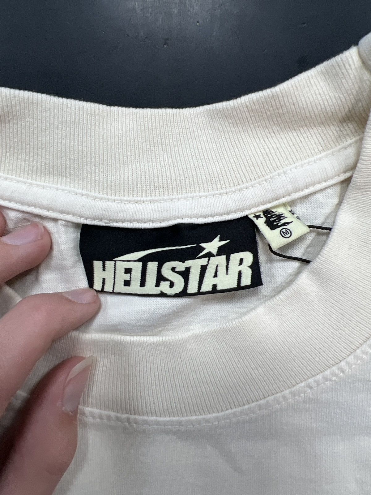 HELLSTAR Hellstar Classic T-Shirt (Regular Logo) White/Blue Size US M / EU 48-50 / 2 - 4 Thumbnail