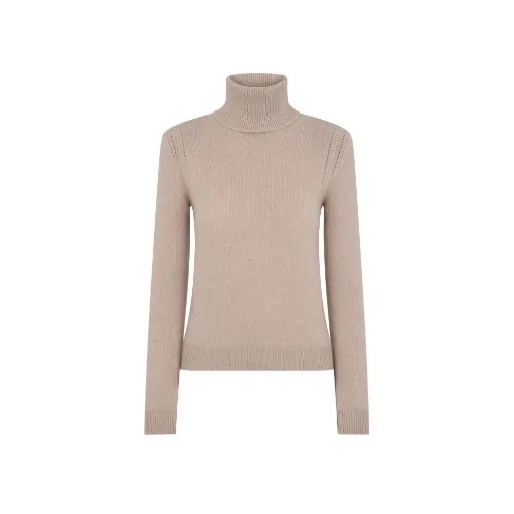 Tom Ford o1loc1c1125 MAK1336 Soft Cashmere Turtleneck Sweater Beige Size S / US 4 / IT 40 - 1 Preview