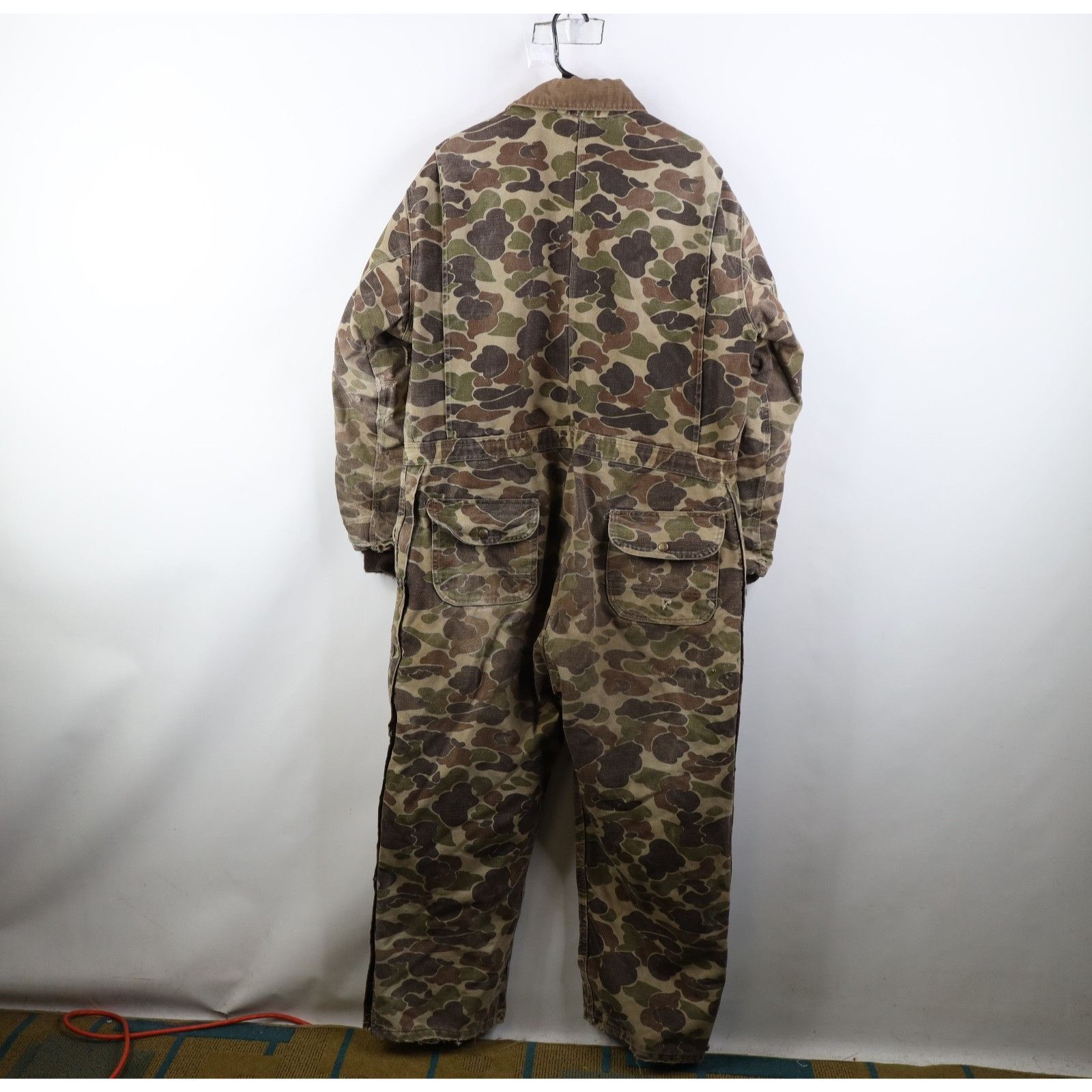 Carhartt Vintage 80s Carhartt Distressed Duck Camouflage Coveralls Size US XXL / EU 58 / 5 - 20 Thumbnail