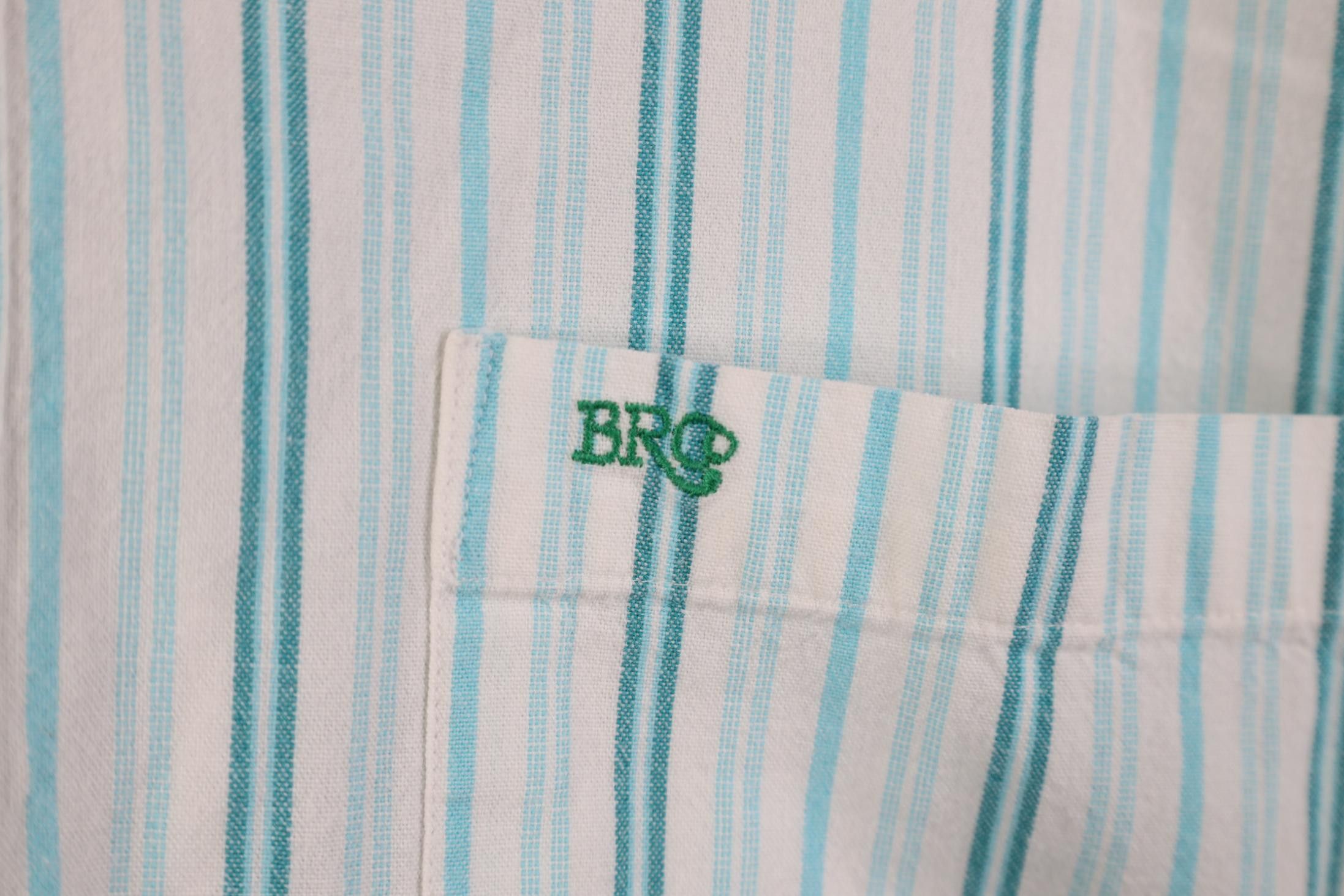 Vintage Vintage 90s Streetwear Band Collar Striped Button Down Polo Size US S / EU 44-46 / 1 - 4 Thumbnail