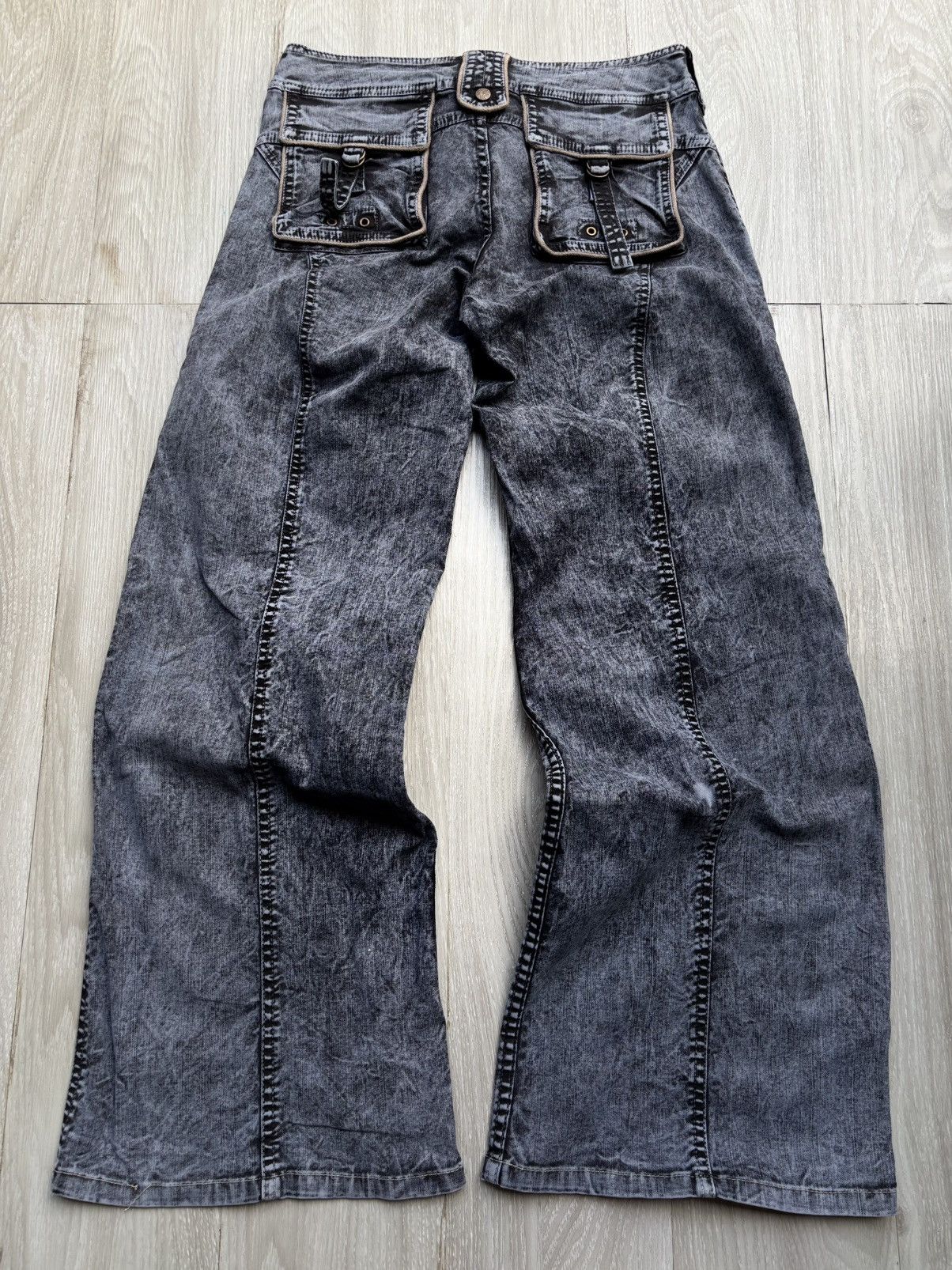 PPFM FLAMINGO lace up flared cargo pants Size US 26 / EU 42 - 5 Thumbnail