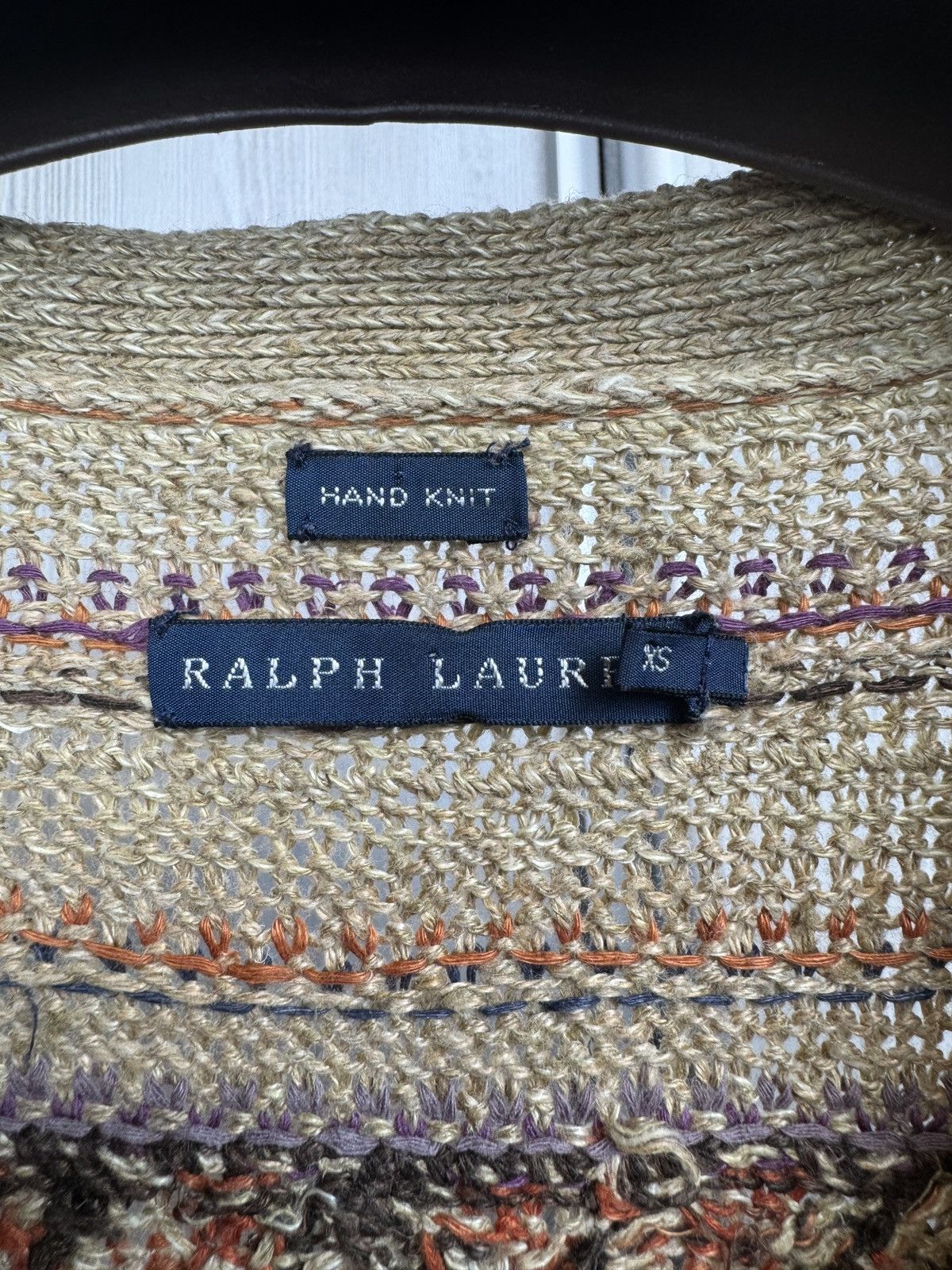 Ralph Lauren Ralph Lauren Blue Label Cardigan Sweater Fair Isle Linen XS Size XS / US 0-2 / IT 36-38 - 6 Thumbnail