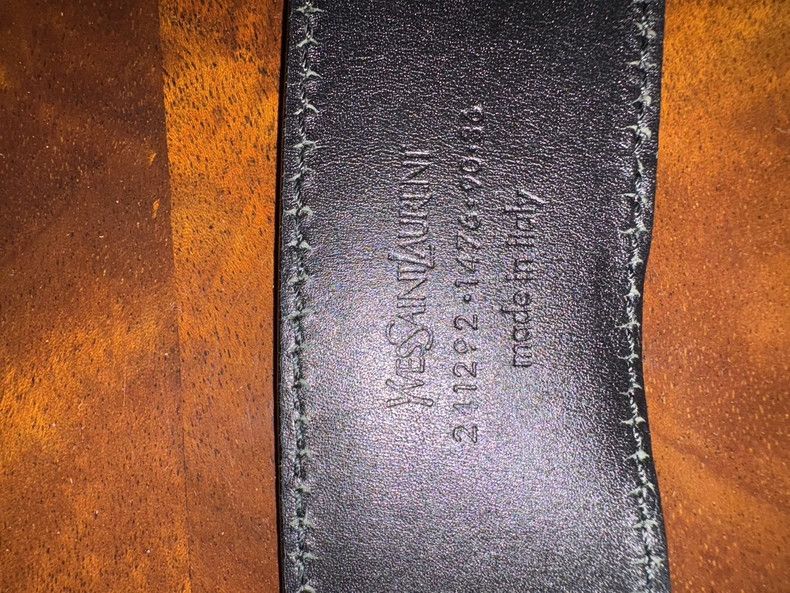 Saint Laurent Paris Saint laurent paris Black patent leather belt 2506-Nextarro Size ONE SIZE - 6 Thumbnail